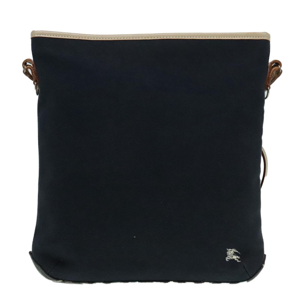 Burberry Nova Check Navy Canvas Shoulder Bag (Pre-Owned) Size ONE SIZE - 17 Thumbnail