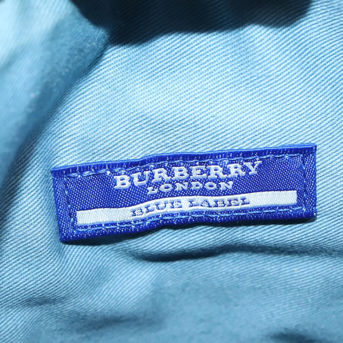 Burberry Nova Check Navy Canvas Shoulder Bag (Pre-Owned) Size ONE SIZE - 14 Thumbnail