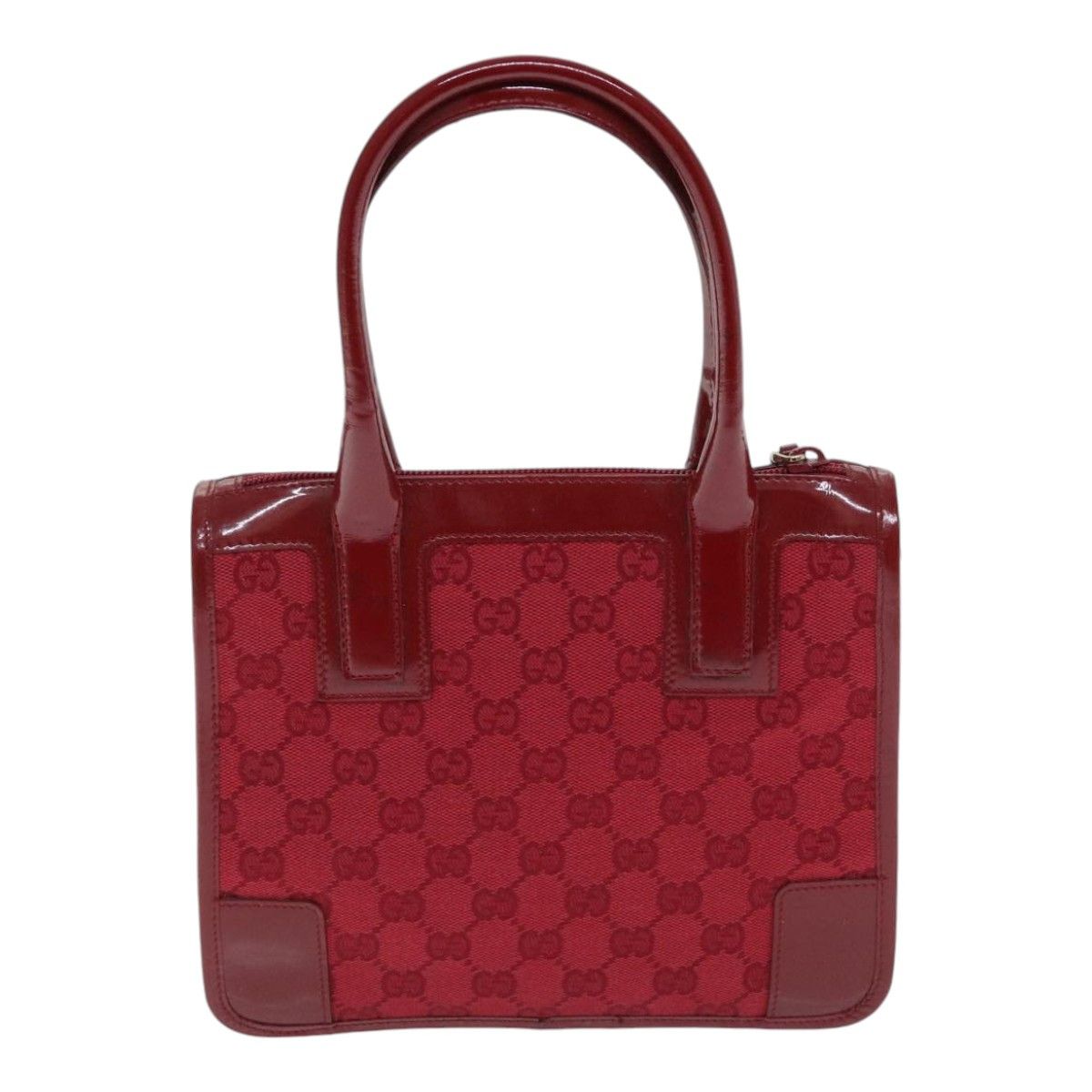 Gucci Pequin Red Canvas Handbag (Pre-Owned) Size ONE SIZE - 2 Thumbnail