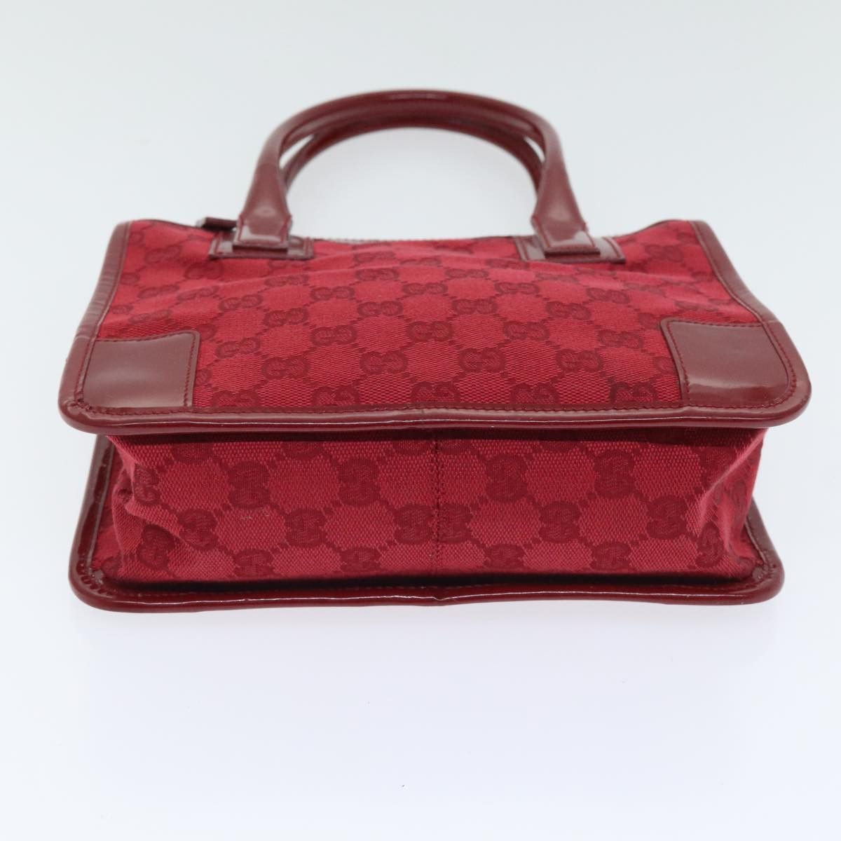 Gucci Pequin Red Canvas Handbag (Pre-Owned) Size ONE SIZE - 18 Thumbnail
