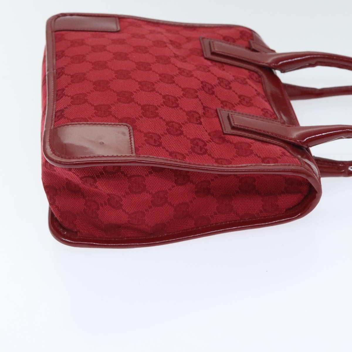 Gucci Pequin Red Canvas Handbag (Pre-Owned) Size ONE SIZE - 4 Thumbnail