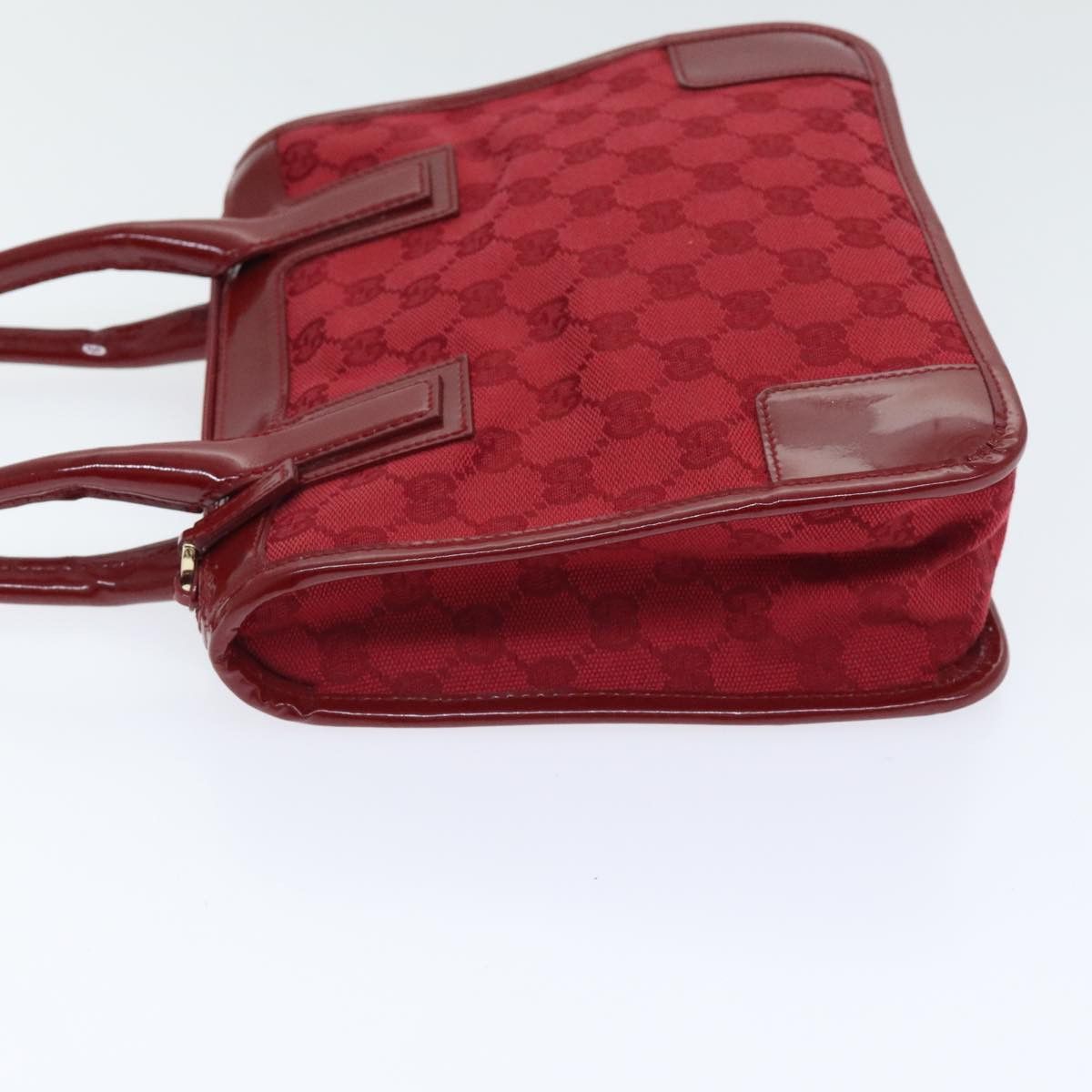 Gucci Pequin Red Canvas Handbag (Pre-Owned) Size ONE SIZE - 3 Thumbnail