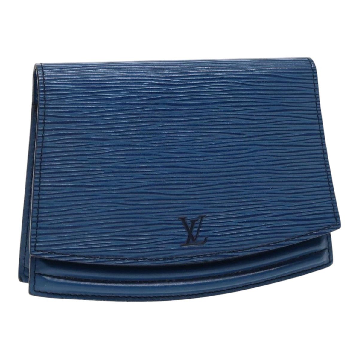 Louis Vuitton Blue Leather Clutch Bag (Pre-Owned) Size ONE SIZE - 12 Thumbnail