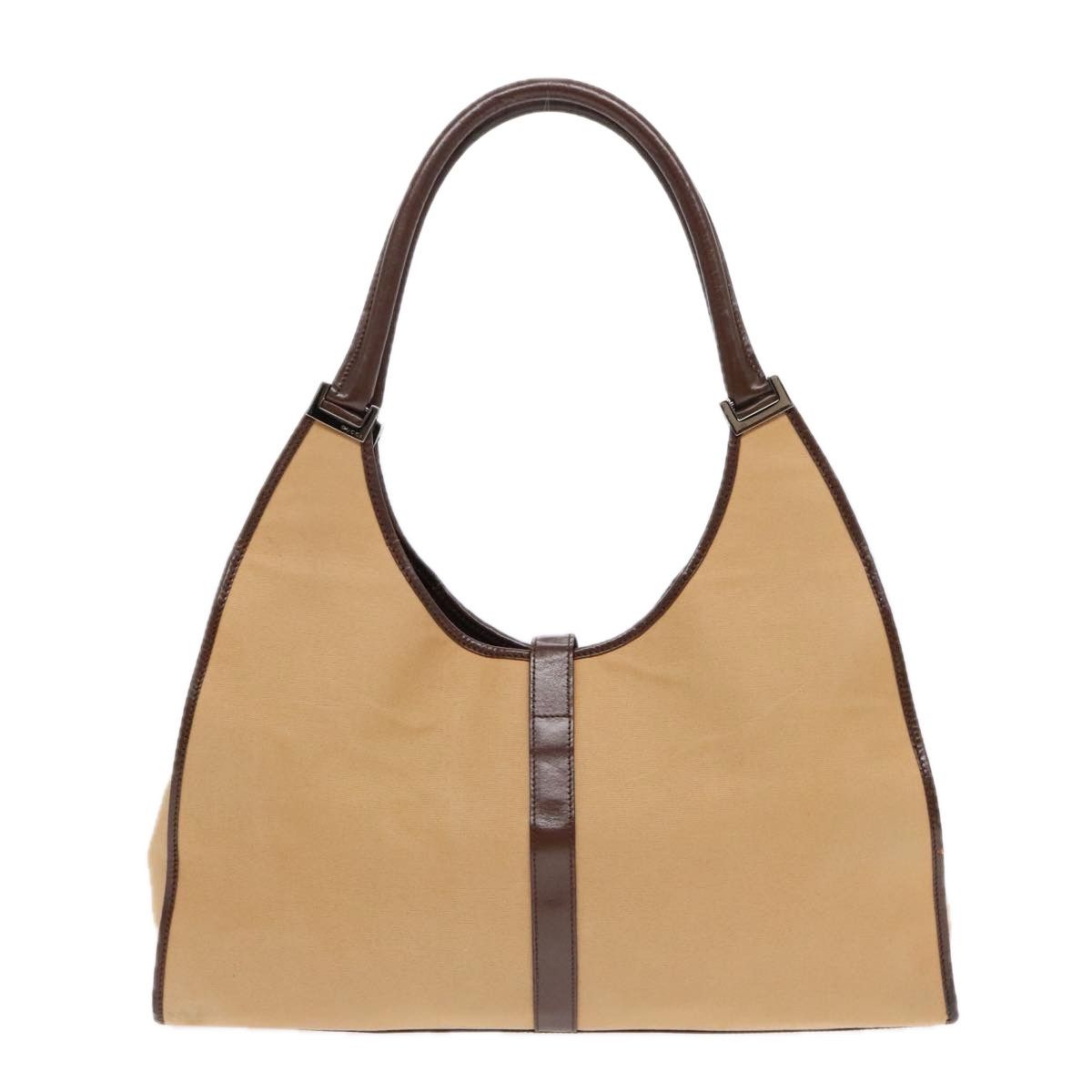 Gucci Jackie Beige Canvas Shoulder Bag (Pre-Owned) Size ONE SIZE - 2 Thumbnail