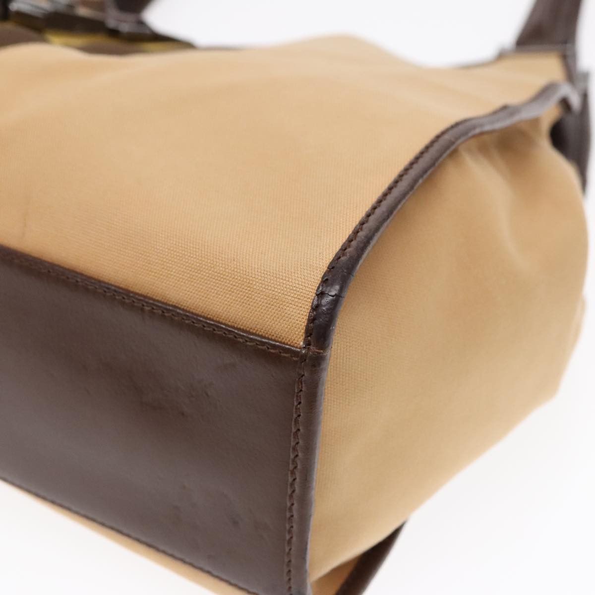 Gucci Jackie Beige Canvas Shoulder Bag (Pre-Owned) Size ONE SIZE - 17 Thumbnail