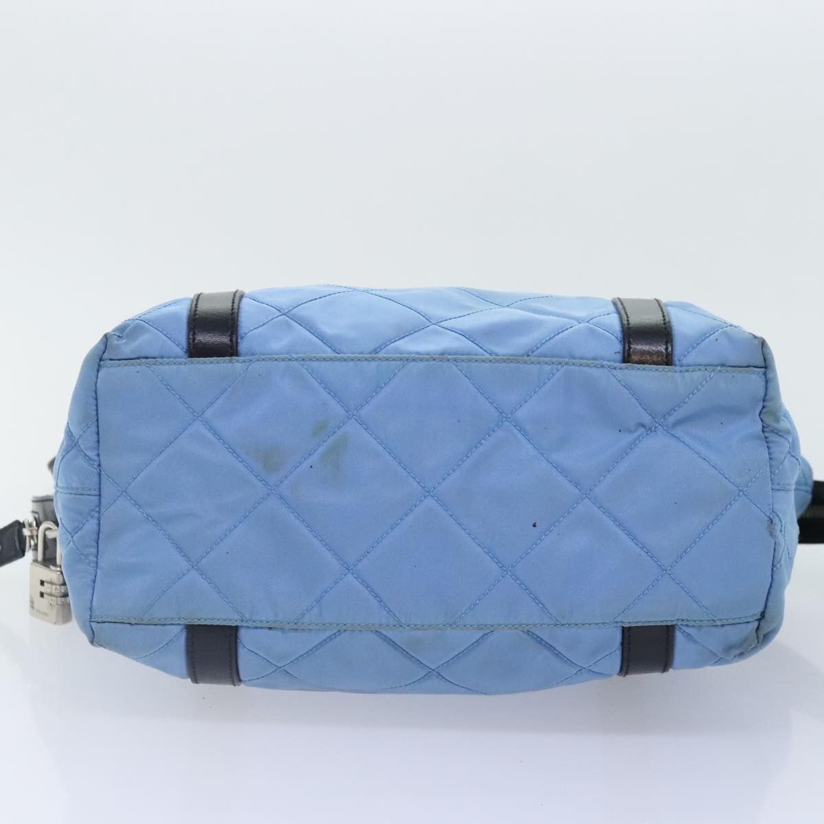 Prada Tessuto Blue Leather Shoulder Bag (Pre-Owned) Size ONE SIZE - 15 Thumbnail