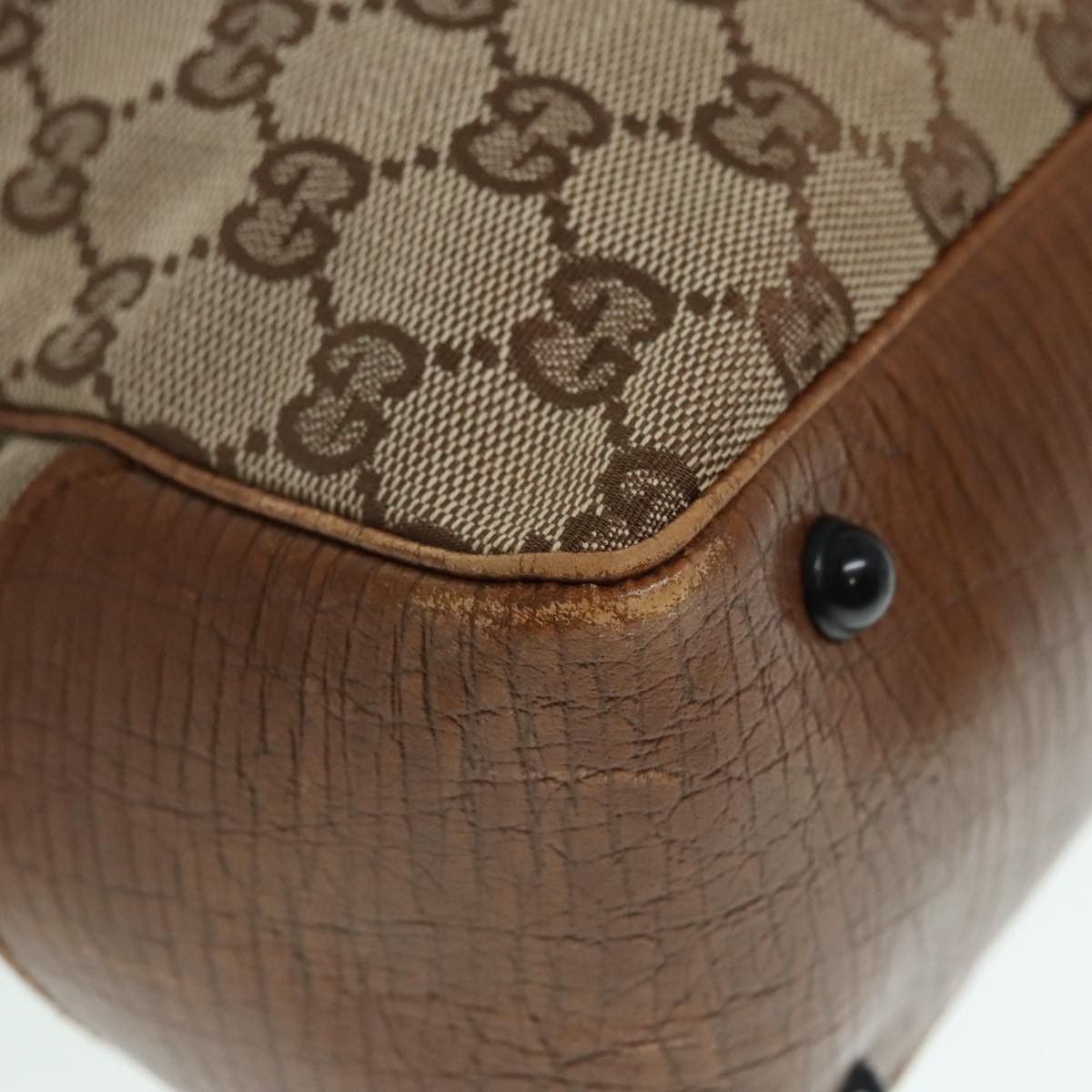 Gucci Bamboo Beige Canvas Tote Bag (Pre-Owned) Size ONE SIZE - 7 Thumbnail