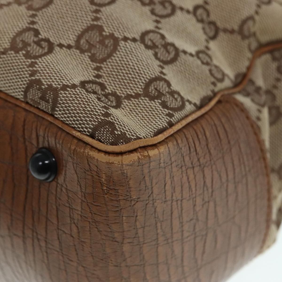 Gucci Bamboo Beige Canvas Tote Bag (Pre-Owned) Size ONE SIZE - 8 Thumbnail