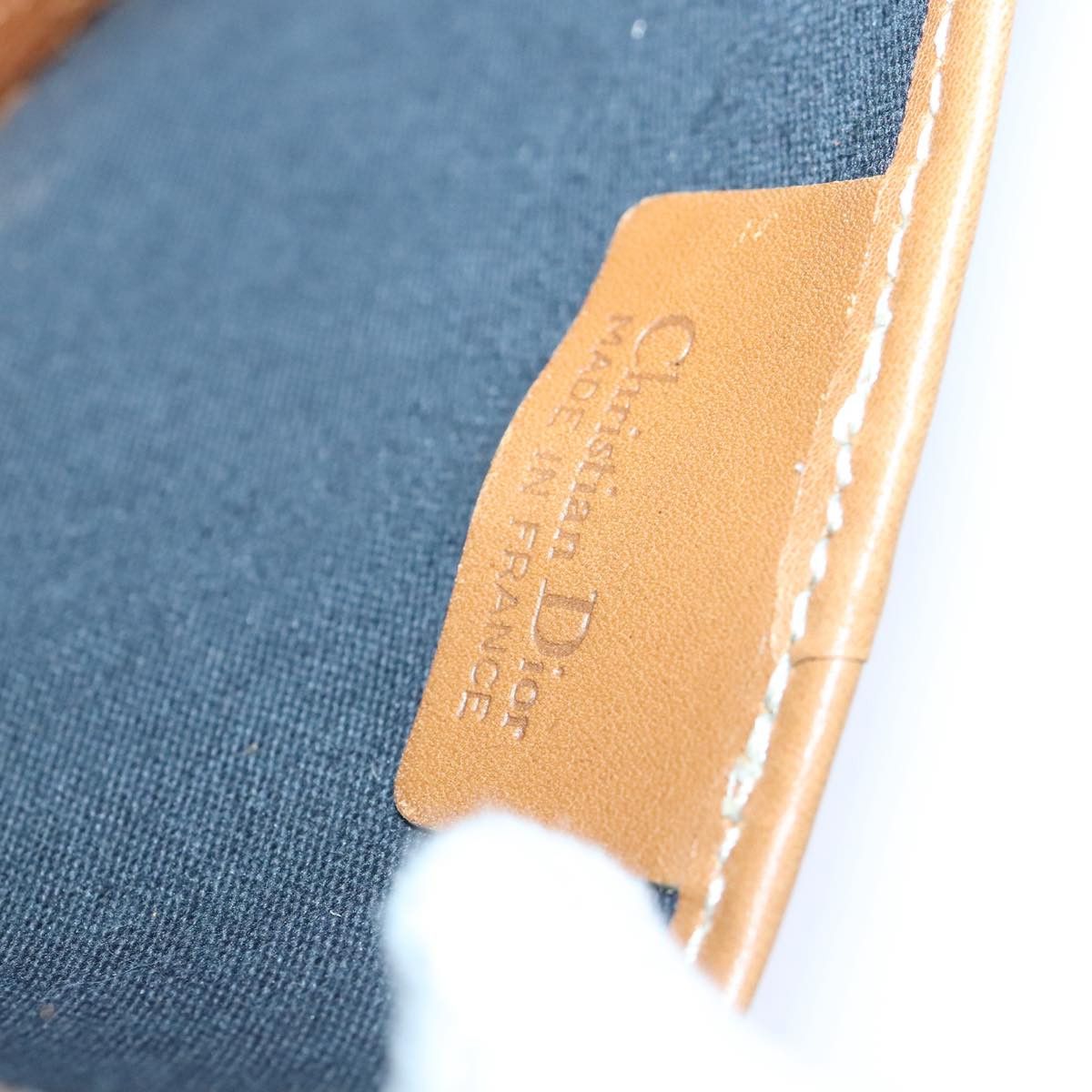 Dior Navy Canvas Clutch Bag (Pre-Owned) Size ONE SIZE - 10 Thumbnail