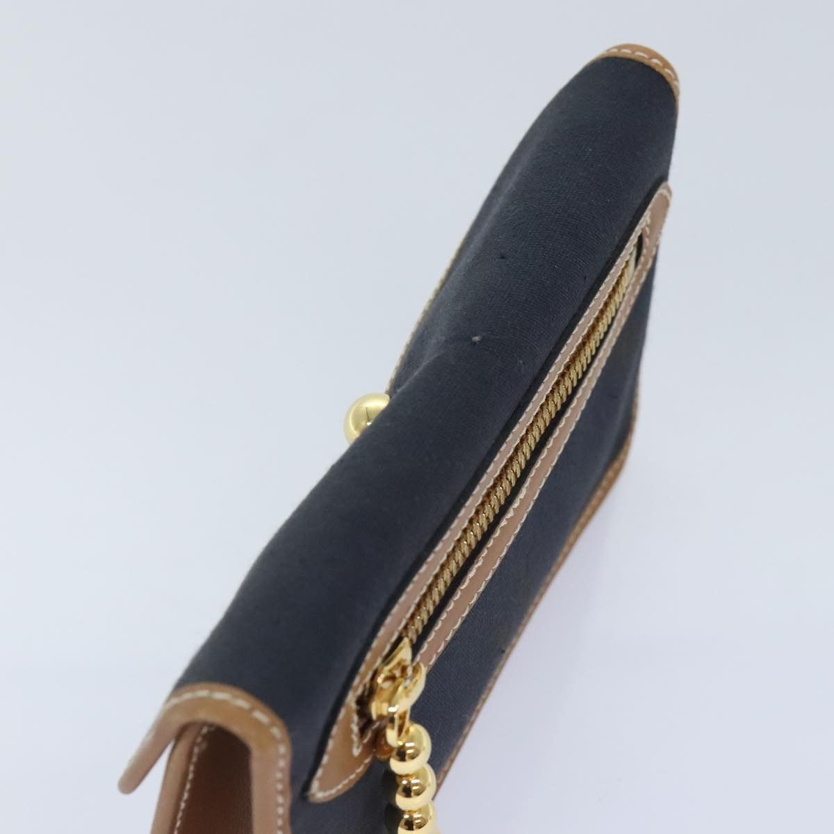 Dior Navy Canvas Clutch Bag (Pre-Owned) Size ONE SIZE - 12 Thumbnail