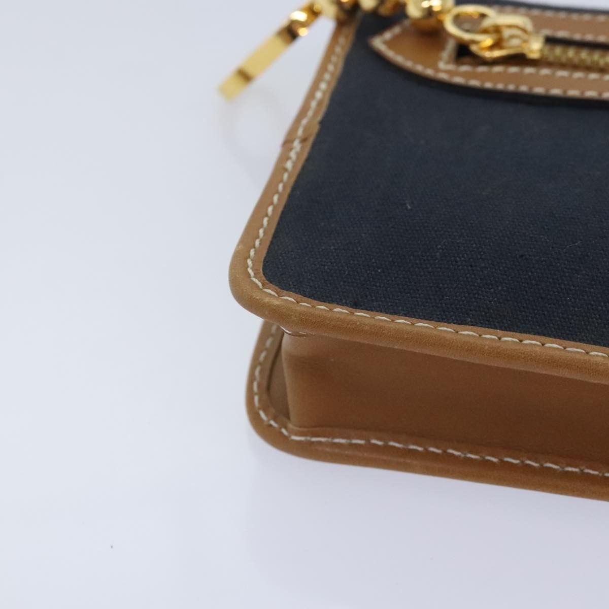 Dior Navy Canvas Clutch Bag (Pre-Owned) Size ONE SIZE - 7 Thumbnail