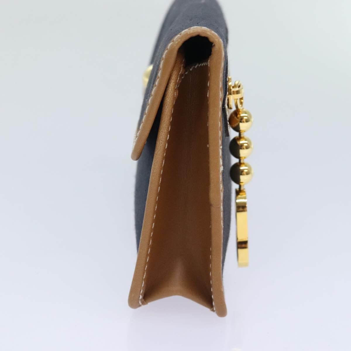 Dior Navy Canvas Clutch Bag (Pre-Owned) Size ONE SIZE - 3 Thumbnail