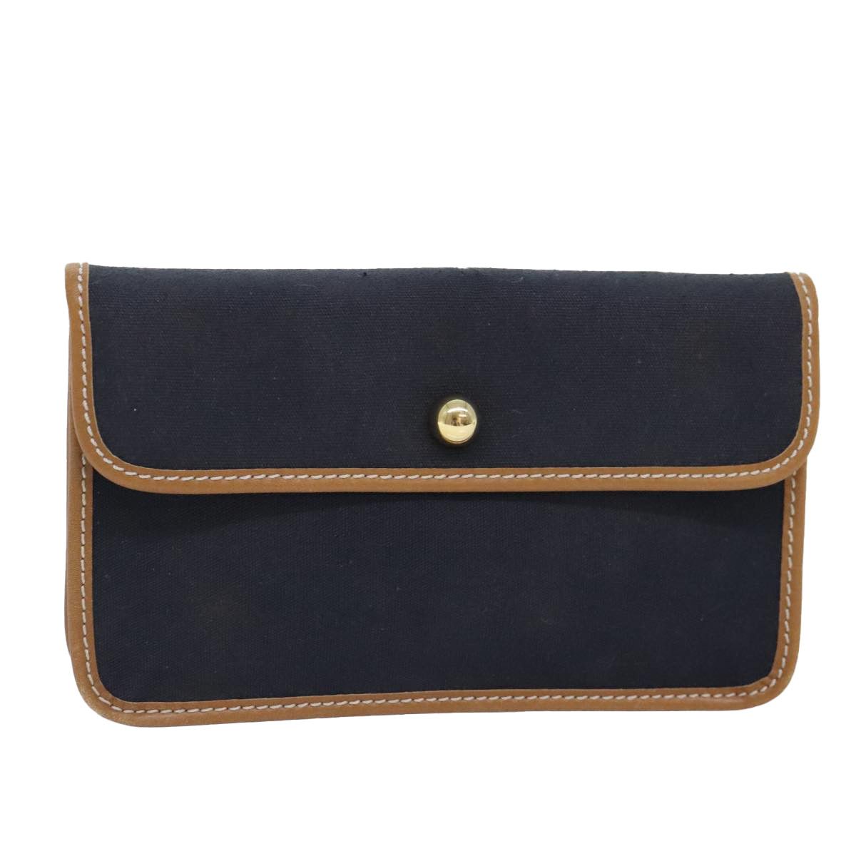 Dior Navy Canvas Clutch Bag (Pre-Owned) Size ONE SIZE - 11 Thumbnail