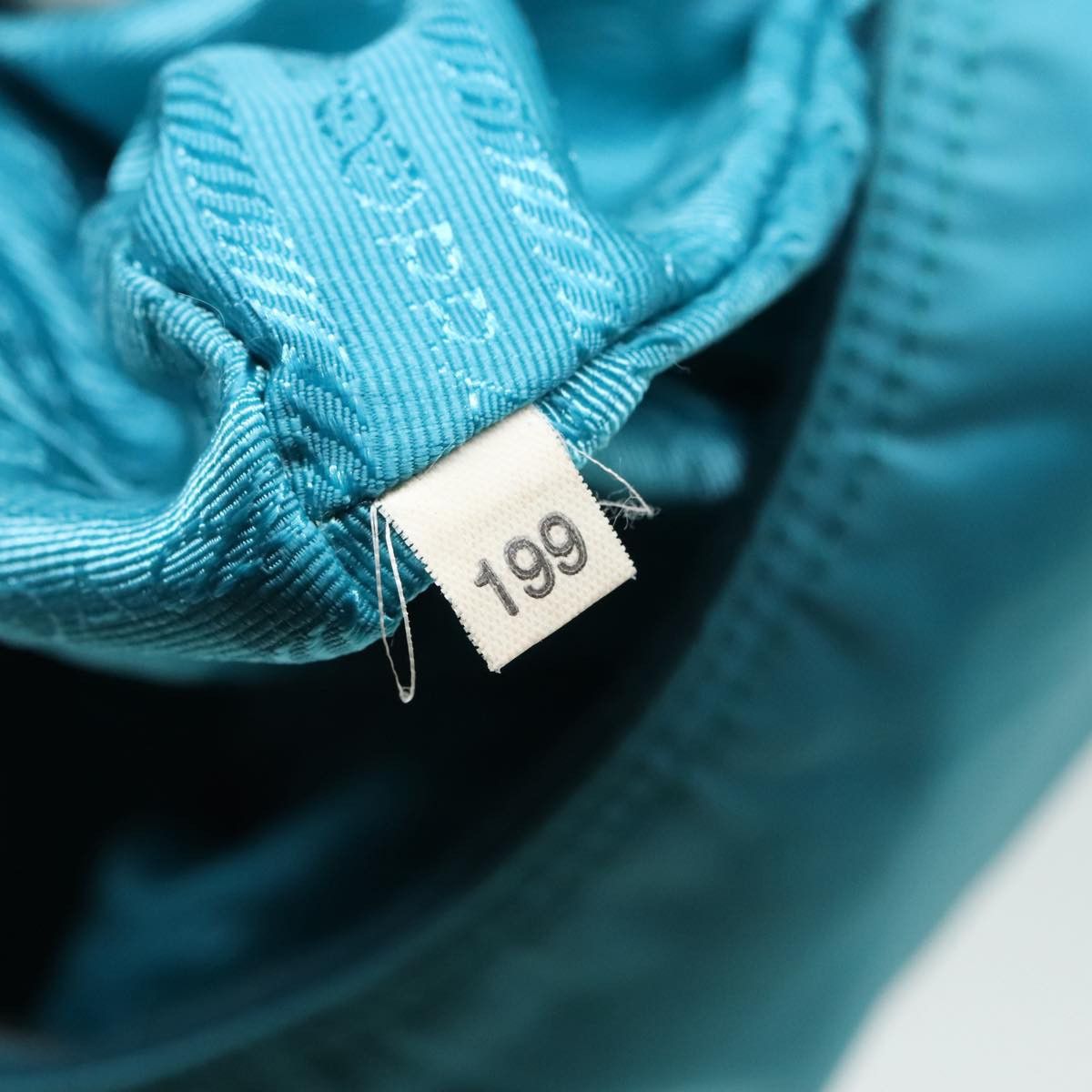 Prada Re-Nylon Blue Canvas Clutch Bag (Pre-Owned) Size ONE SIZE - 13 Thumbnail