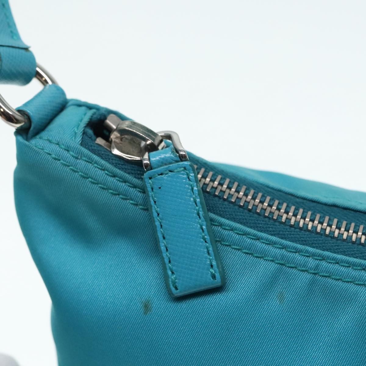 Prada Re-Nylon Blue Canvas Clutch Bag (Pre-Owned) Size ONE SIZE - 10 Thumbnail