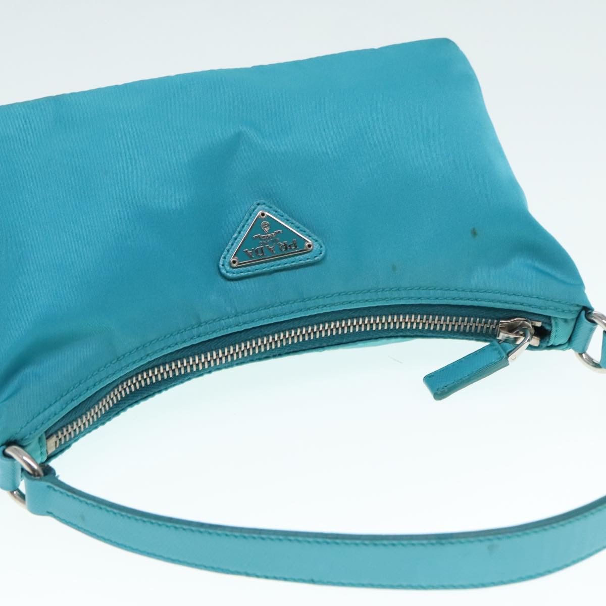 Prada Re-Nylon Blue Canvas Clutch Bag (Pre-Owned) Size ONE SIZE - 15 Thumbnail
