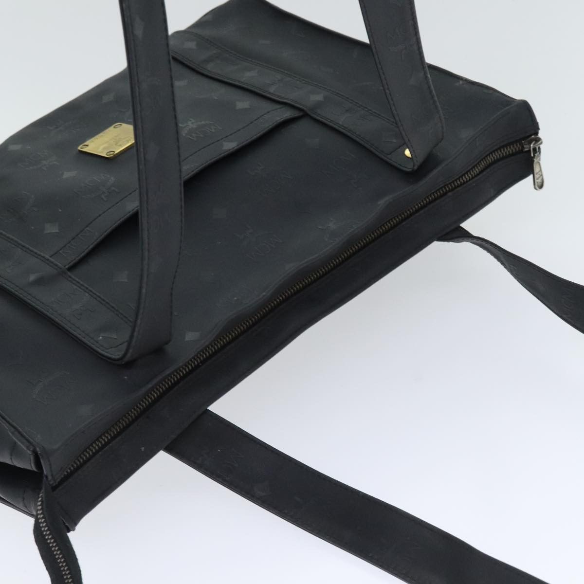 MCM Visetos Black Canvas Shoulder Bag (Pre-Owned) Size ONE SIZE - 14 Thumbnail