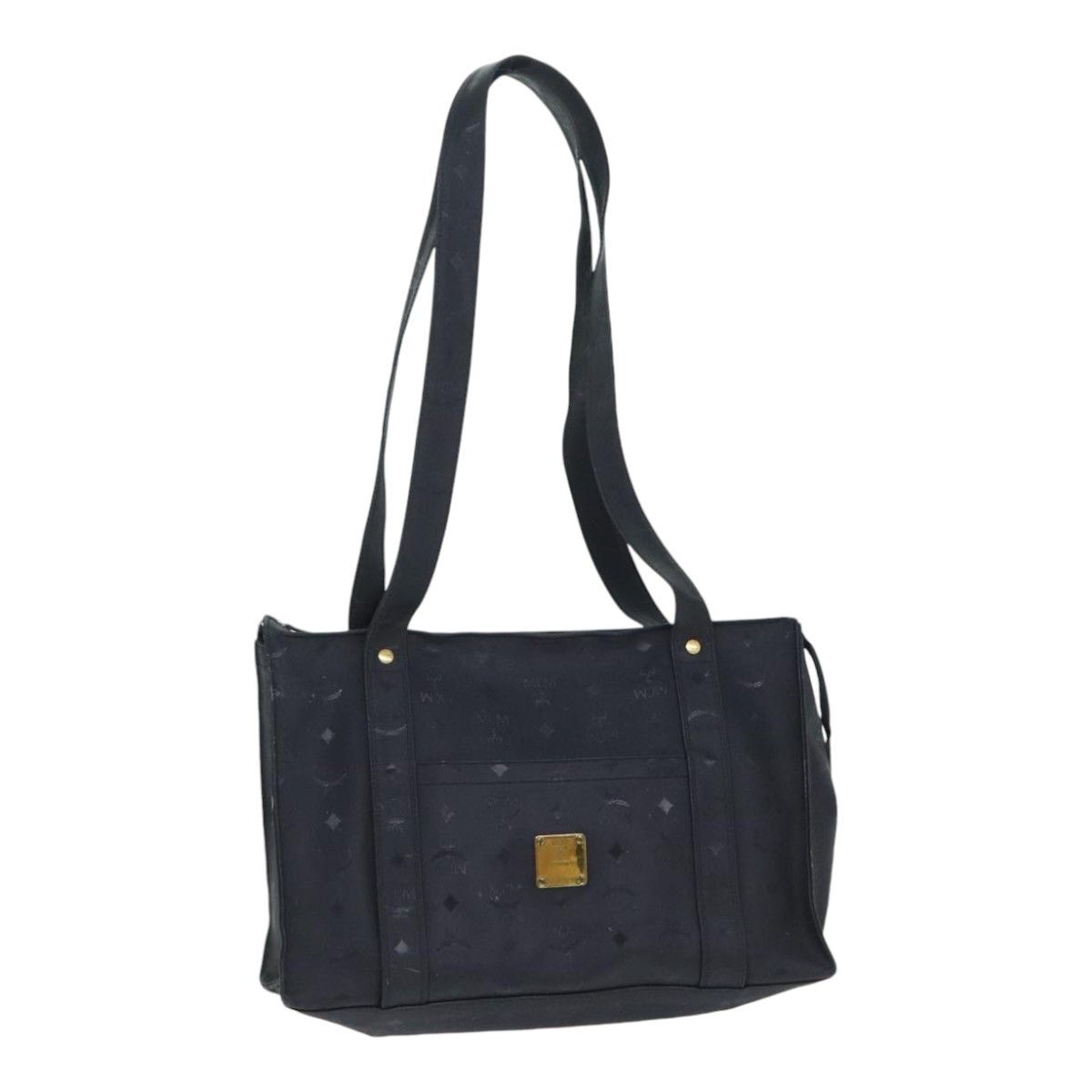 MCM Visetos Black Canvas Shoulder Bag (Pre-Owned) Size ONE SIZE - 12 Thumbnail