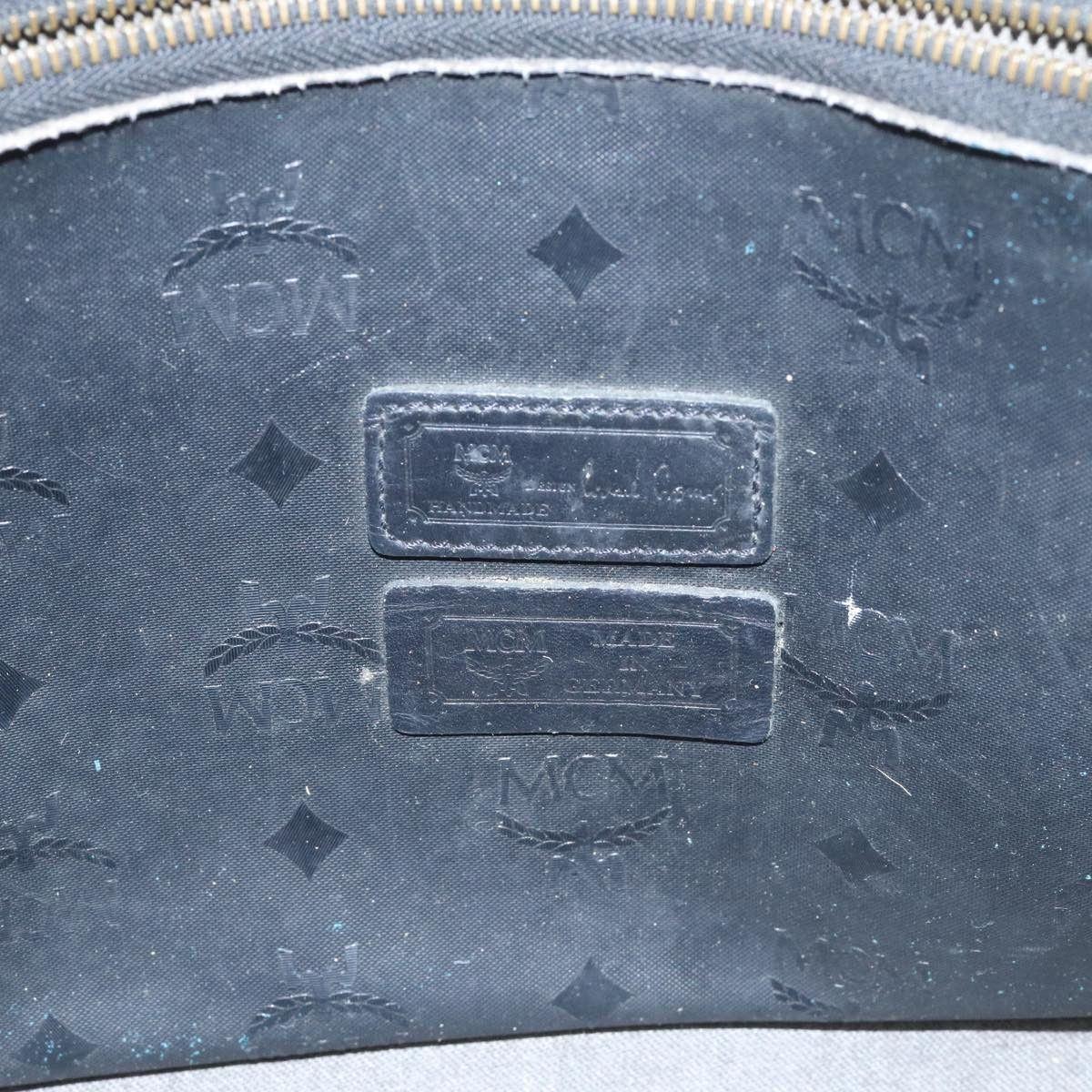 MCM Visetos Black Canvas Shoulder Bag (Pre-Owned) Size ONE SIZE - 8 Thumbnail
