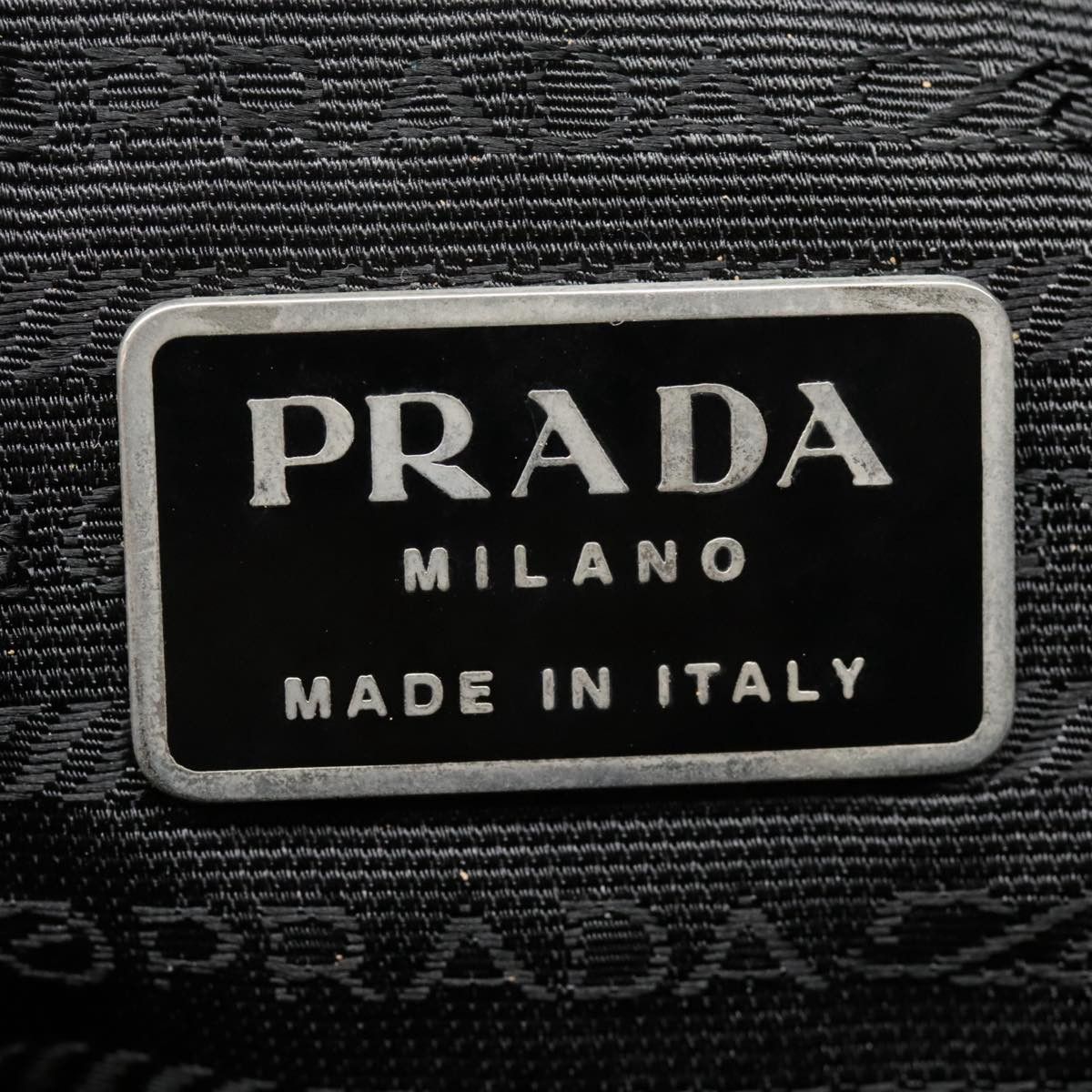 Prada Re-Nylon Black Canvas Shoulder Bag (Pre-Owned) Size ONE SIZE - 13 Thumbnail