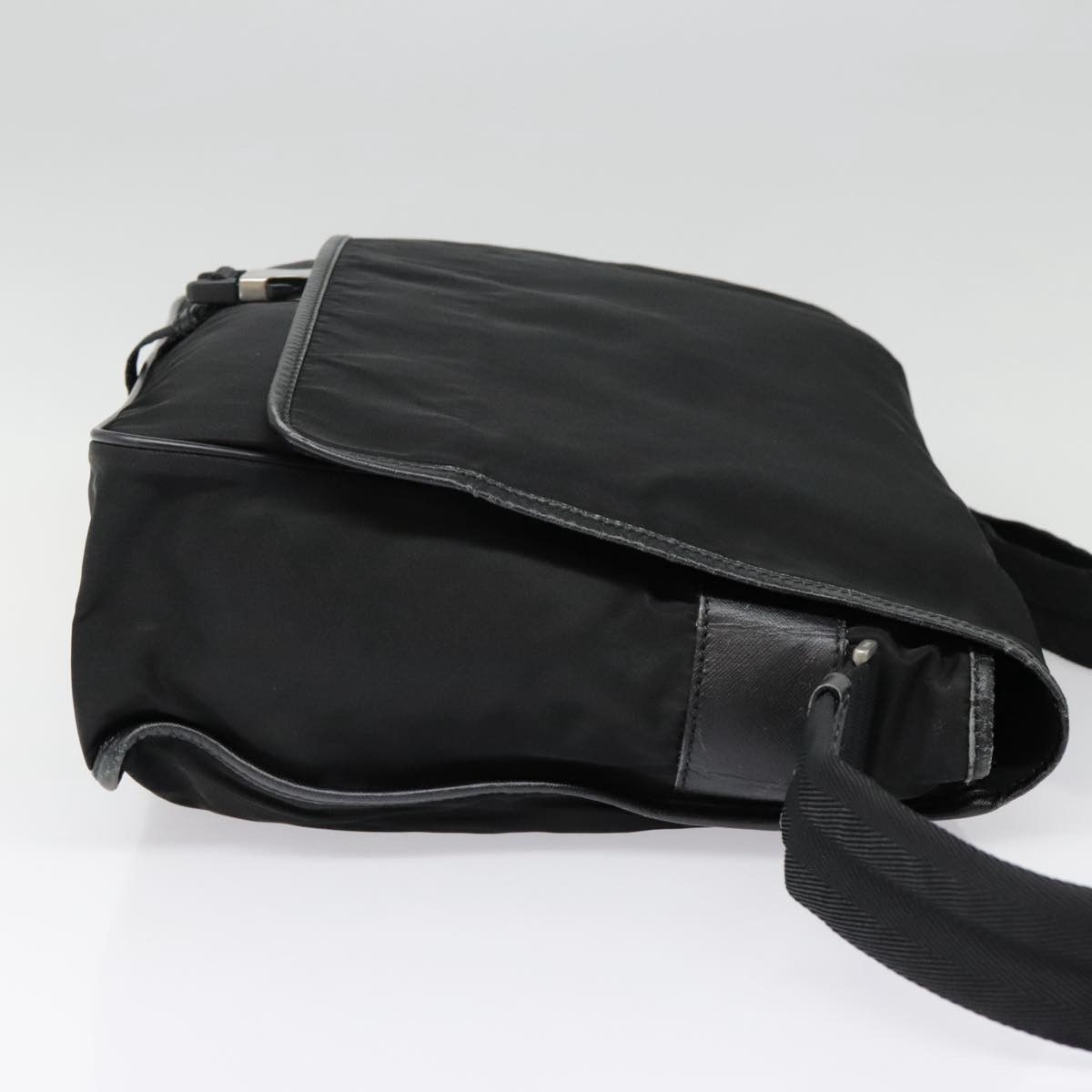 Prada Re-Nylon Black Canvas Shoulder Bag (Pre-Owned) Size ONE SIZE - 4 Thumbnail