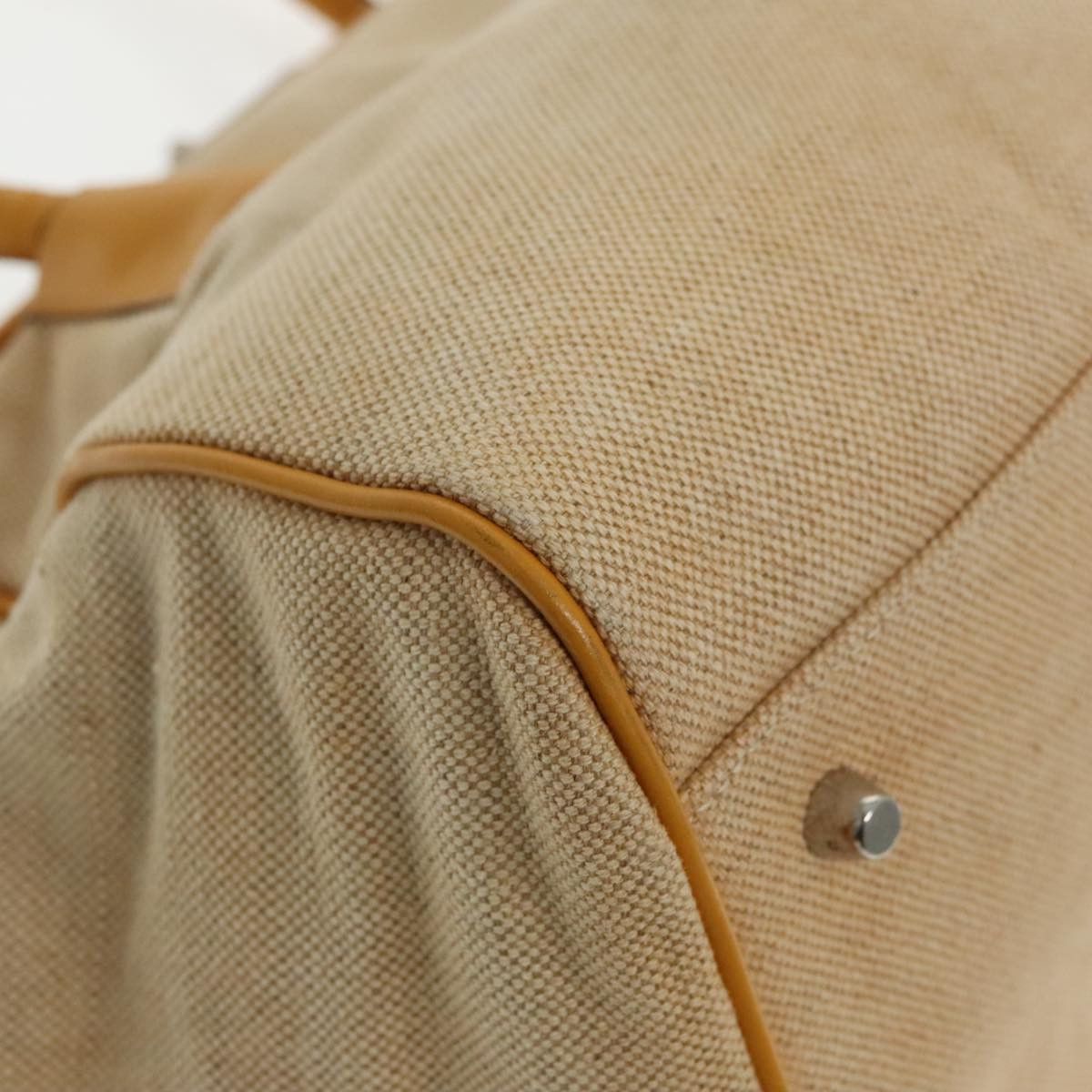Prada Beige Canvas Handbag (Pre-Owned) Size ONE SIZE - 5 Thumbnail