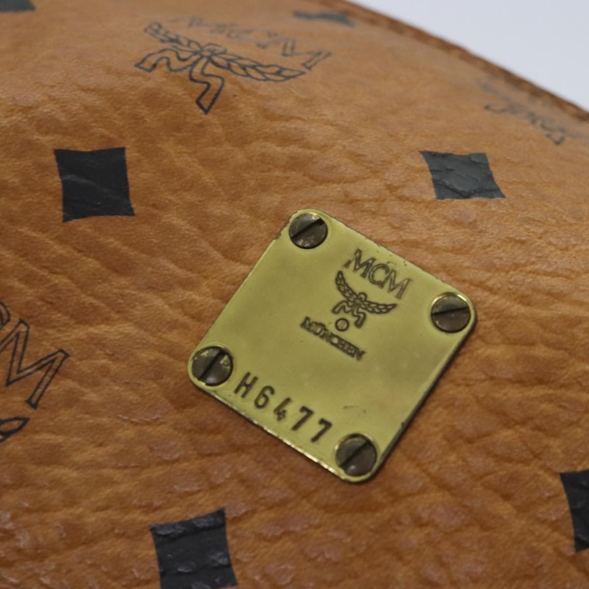 MCM Visetos Brown Canvas Shoulder Bag (Pre-Owned) Size ONE SIZE - 13 Thumbnail