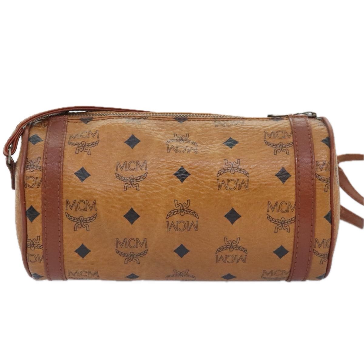 MCM Visetos Brown Canvas Shoulder Bag (Pre-Owned) Size ONE SIZE - 2 Thumbnail