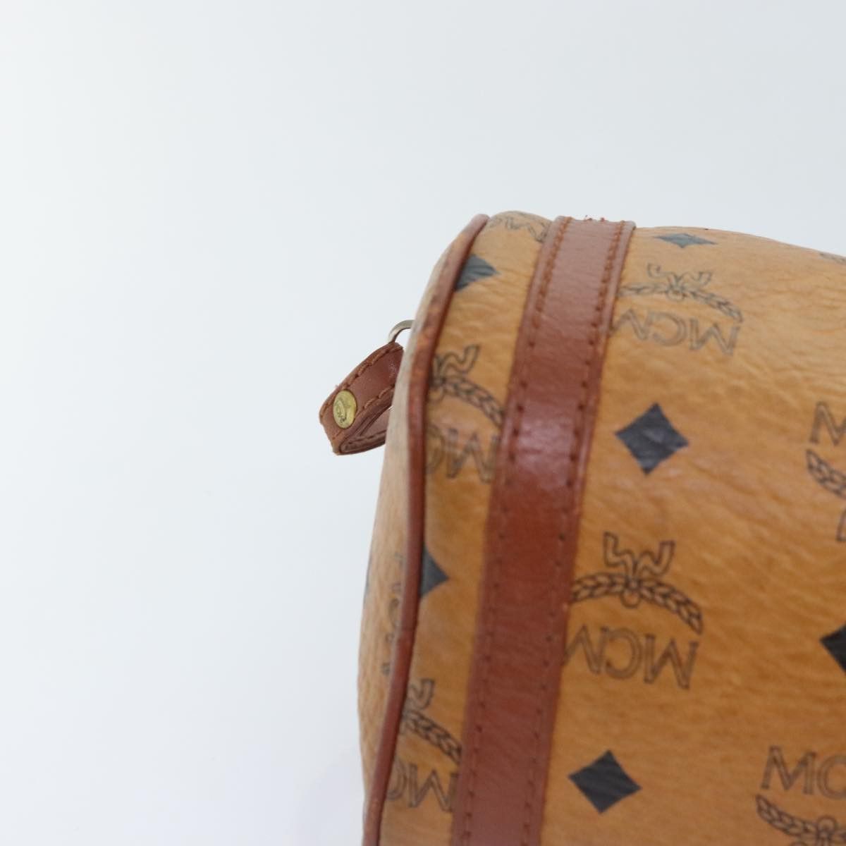 MCM Visetos Brown Canvas Shoulder Bag (Pre-Owned) Size ONE SIZE - 6 Thumbnail