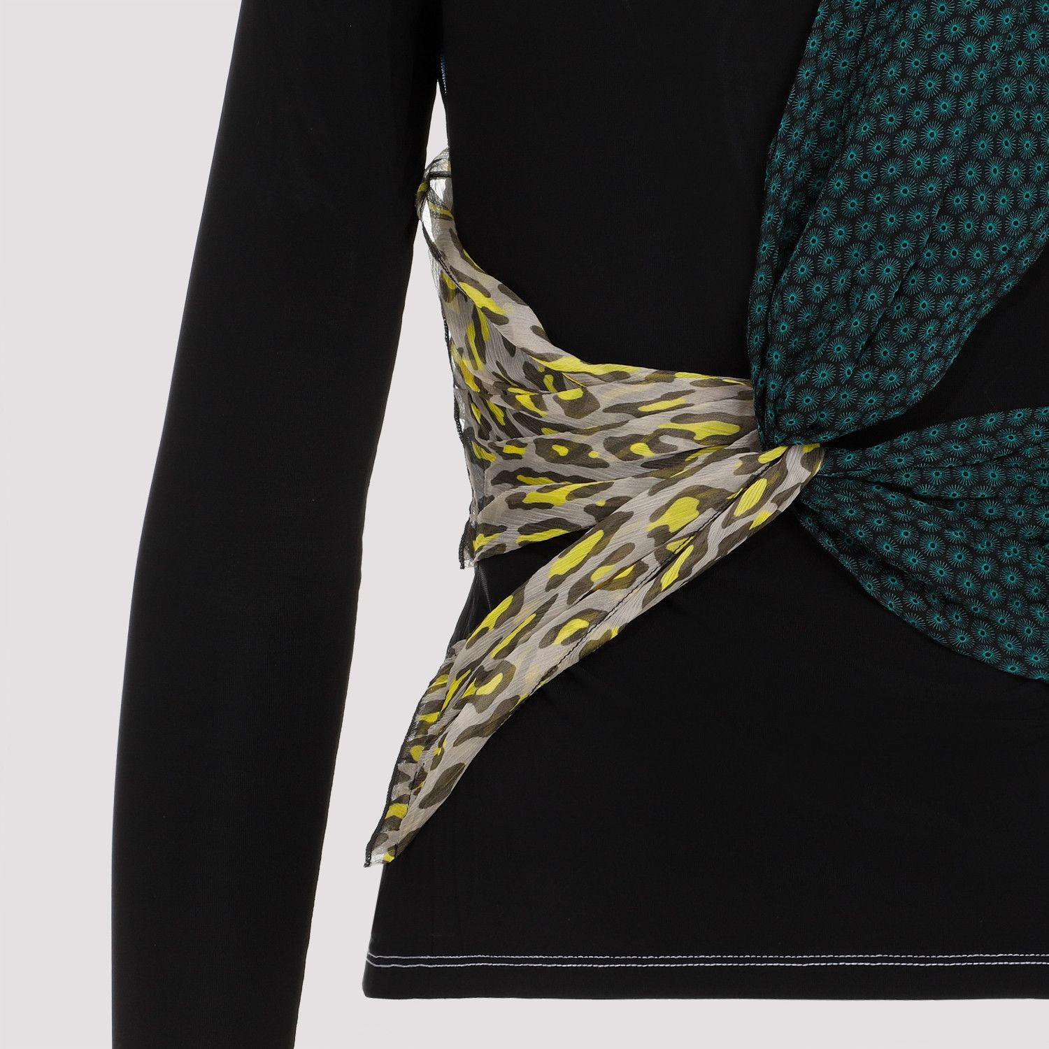 Marine Serre Marine Serre Regenerated Silk Scarves Draped Top Size XS / US 0-2 / IT 36-38 - 4 Thumbnail