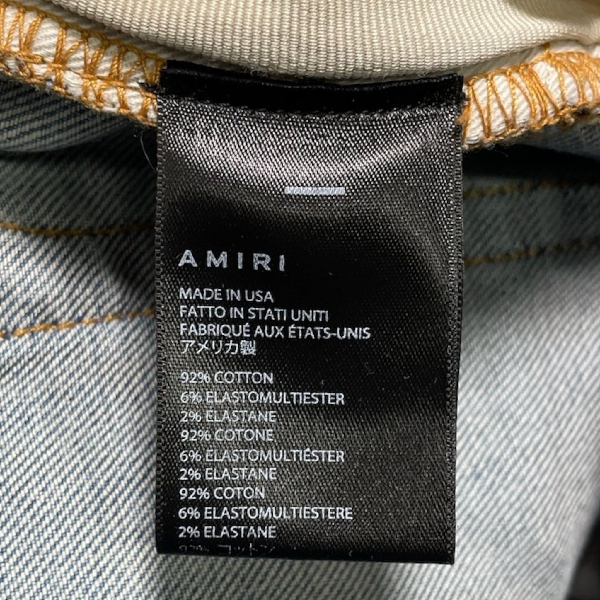 Amiri Amiri Stack Jeans Clay Indigo Size US 32 / EU 48 - 5 Thumbnail