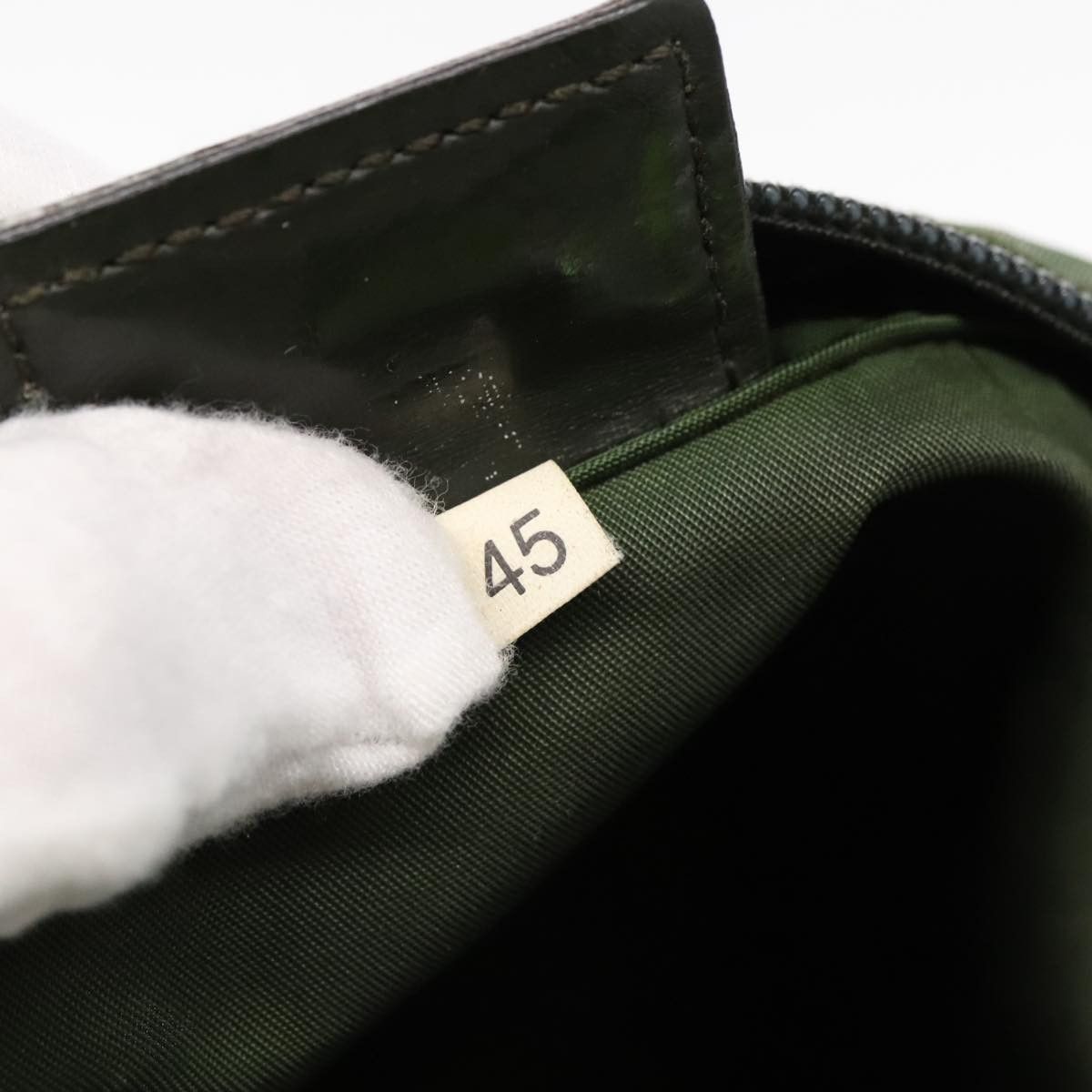Prada Re-Nylon Khaki Canvas Shoulder Bag (Pre-Owned) Size ONE SIZE - 13 Thumbnail