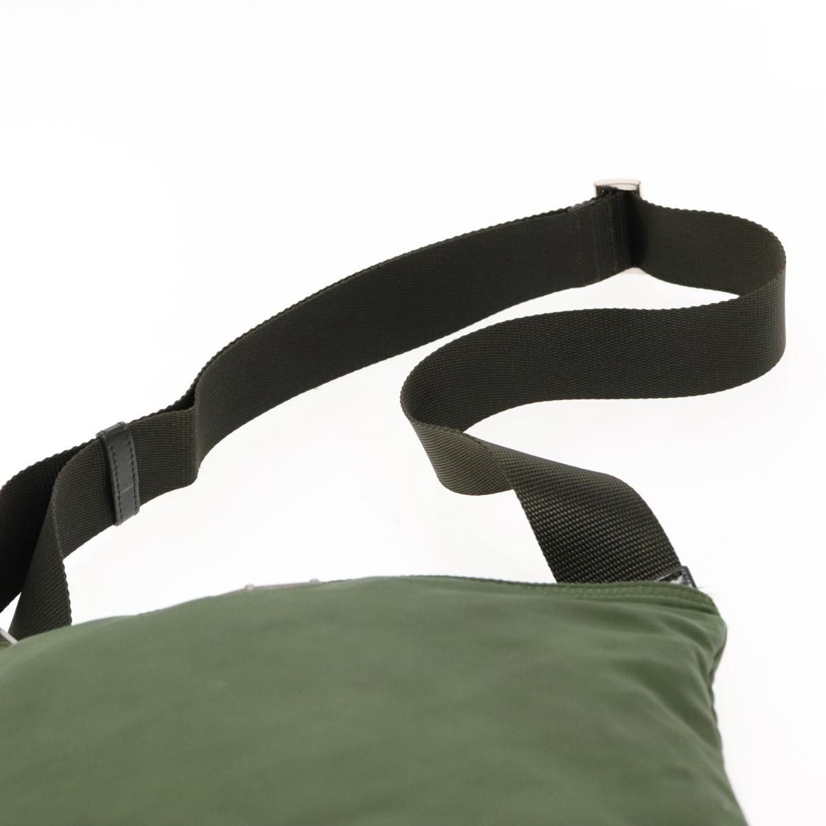 Prada Re-Nylon Khaki Canvas Shoulder Bag (Pre-Owned) Size ONE SIZE - 6 Thumbnail
