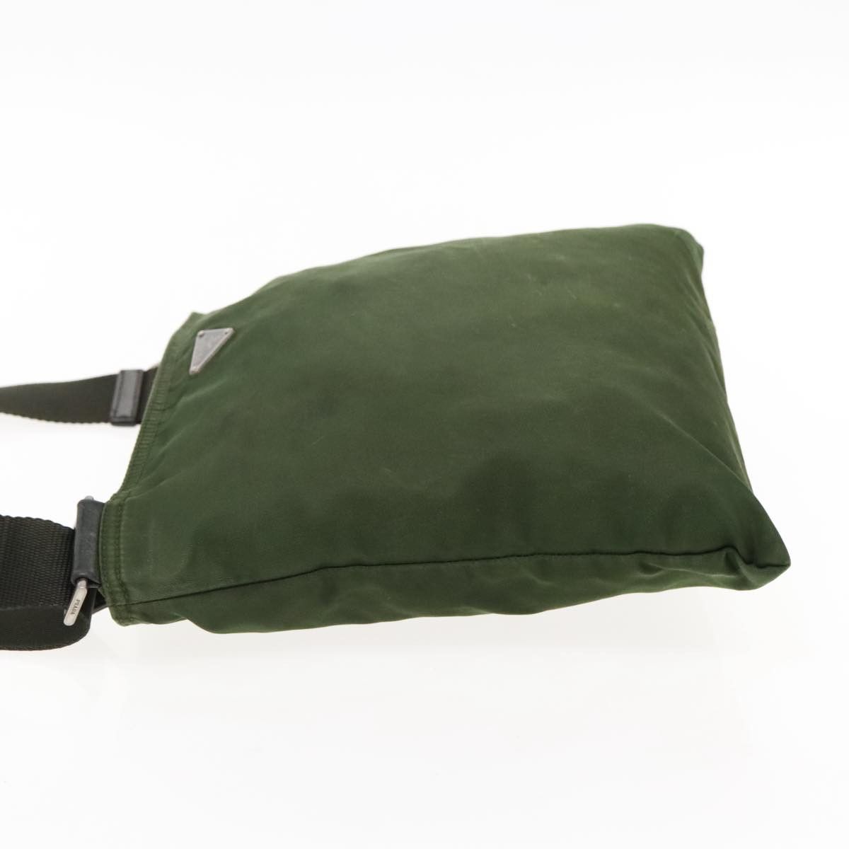 Prada Re-Nylon Khaki Canvas Shoulder Bag (Pre-Owned) Size ONE SIZE - 3 Thumbnail