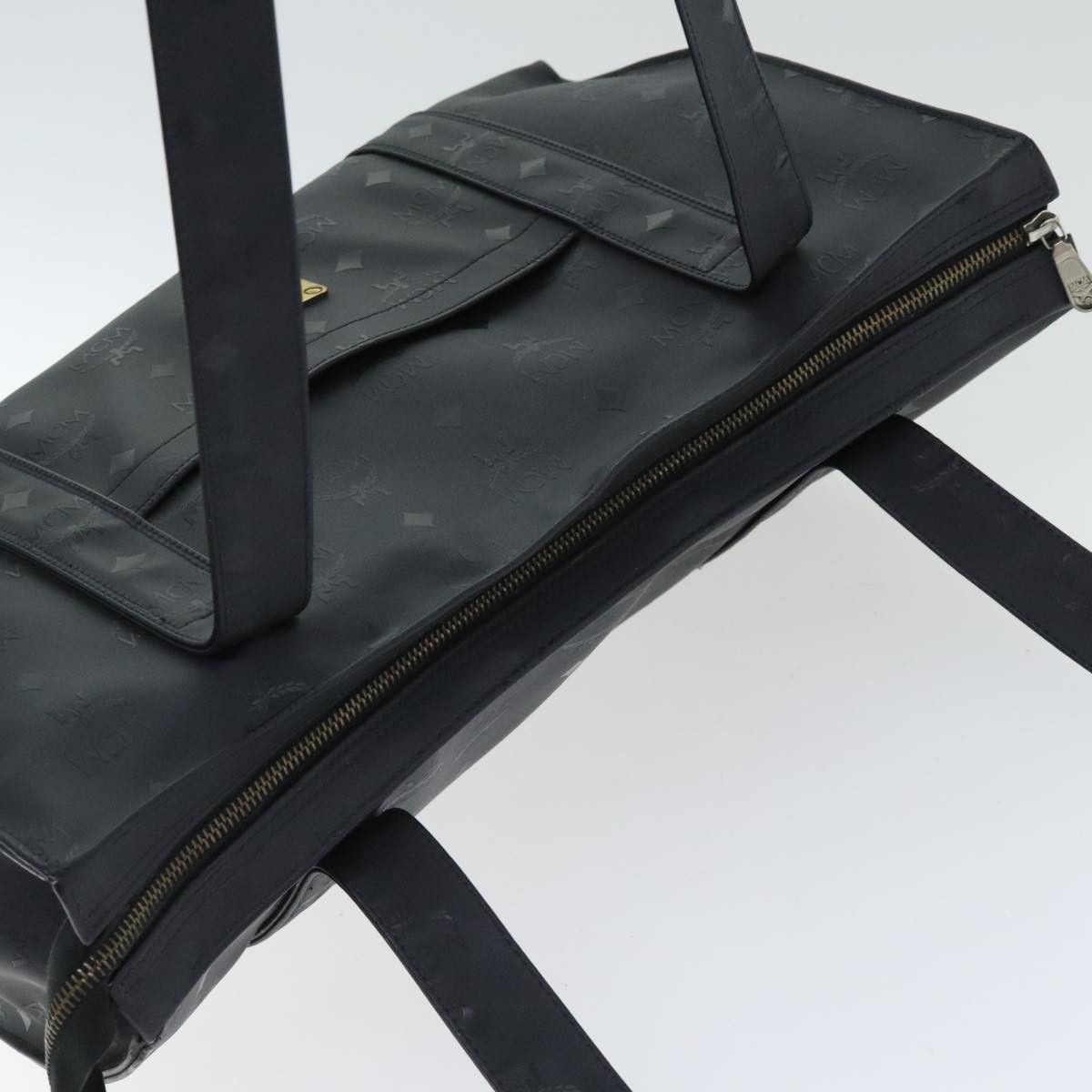 MCM Stark Visetos Black Leather Tote Bag (Pre-Owned) Size ONE SIZE - 13 Thumbnail
