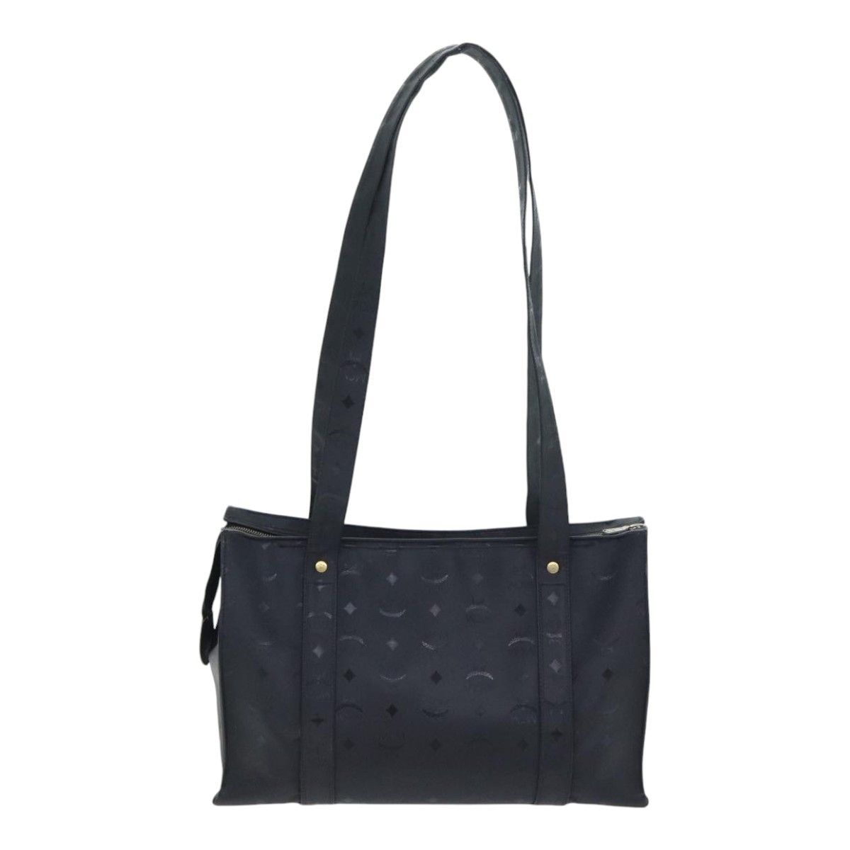 MCM Stark Visetos Black Leather Tote Bag (Pre-Owned) Size ONE SIZE - 2 Thumbnail