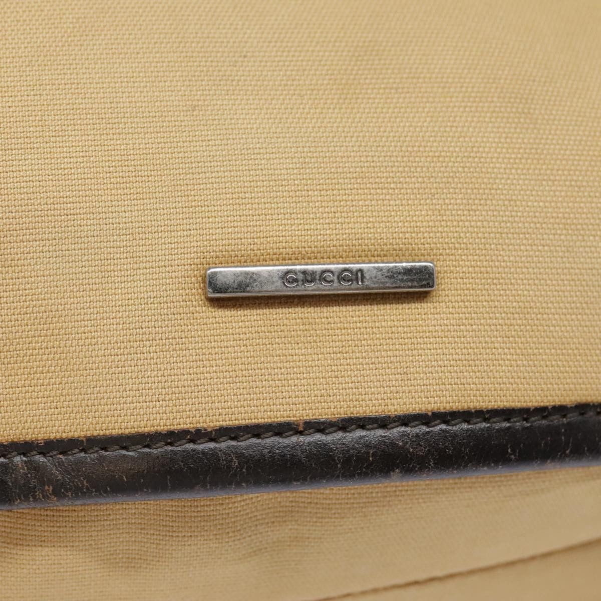 Gucci Beige Canvas Shoulder Bag (Pre-Owned) Size ONE SIZE - 19 Thumbnail