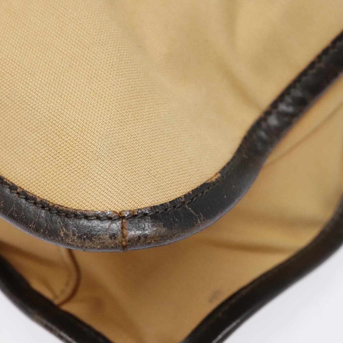 Gucci Beige Canvas Shoulder Bag (Pre-Owned) Size ONE SIZE - 7 Thumbnail