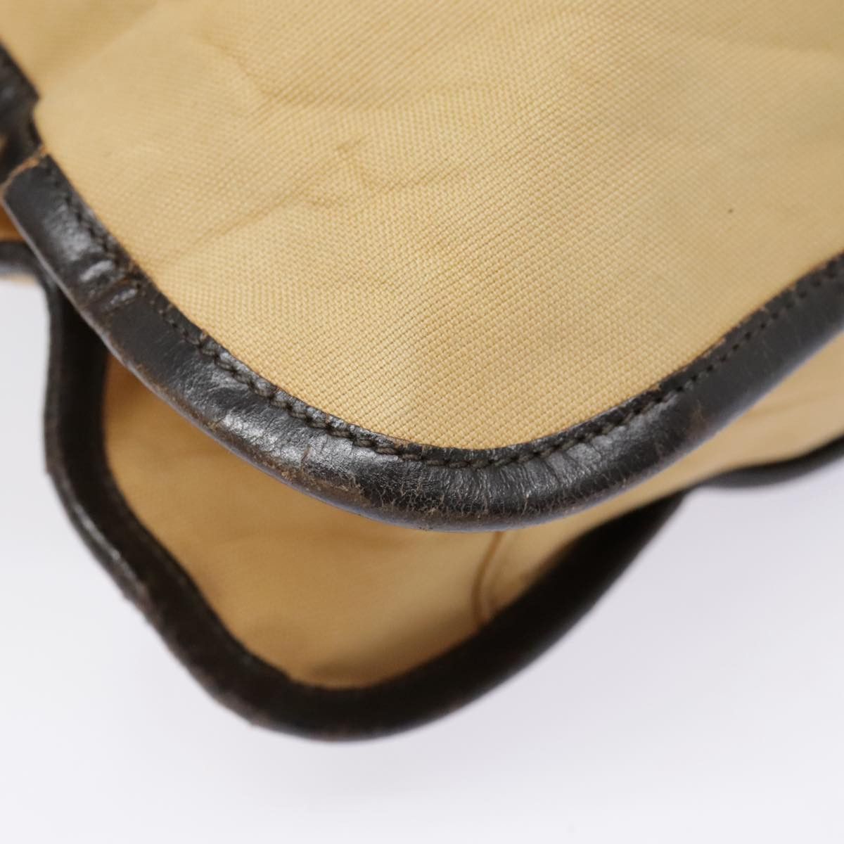 Gucci Beige Canvas Shoulder Bag (Pre-Owned) Size ONE SIZE - 6 Thumbnail