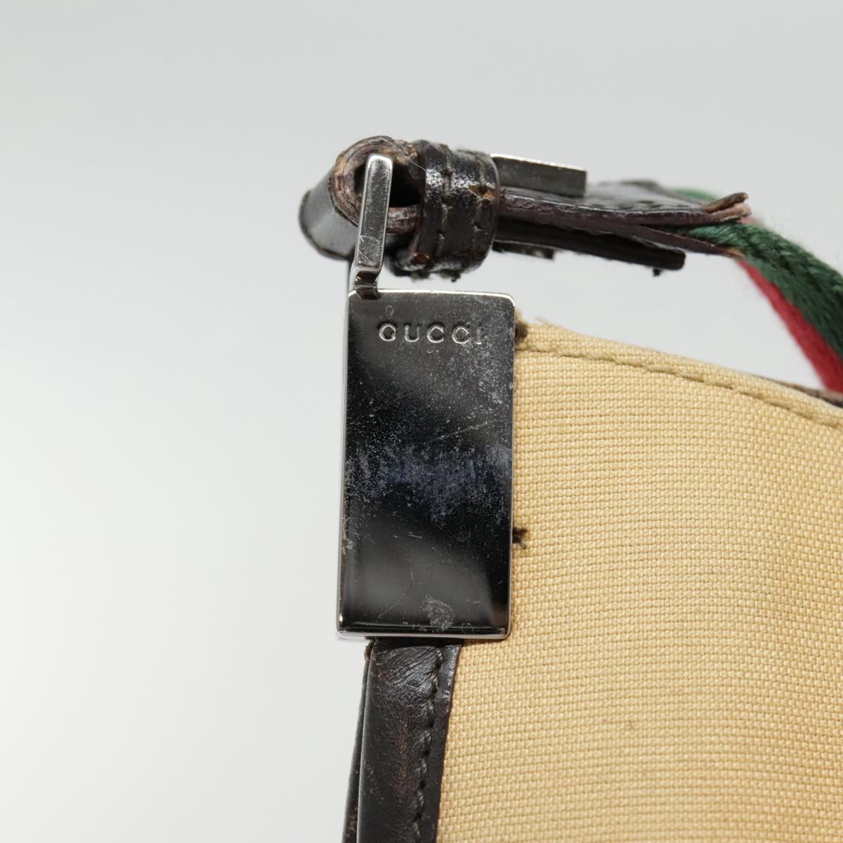 Gucci Beige Canvas Shoulder Bag (Pre-Owned) Size ONE SIZE - 20 Thumbnail