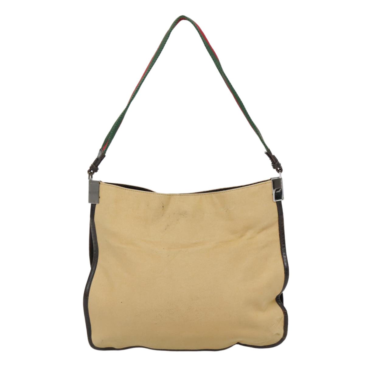 Gucci Beige Canvas Shoulder Bag (Pre-Owned) Size ONE SIZE - 2 Thumbnail
