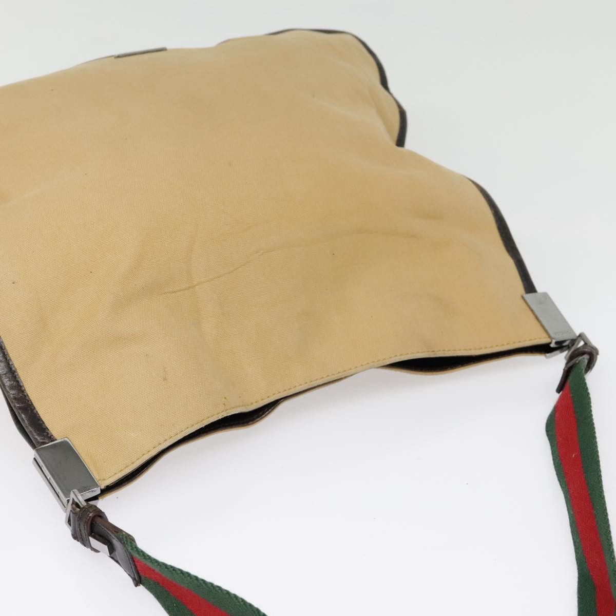 Gucci Beige Canvas Shoulder Bag (Pre-Owned) Size ONE SIZE - 5 Thumbnail