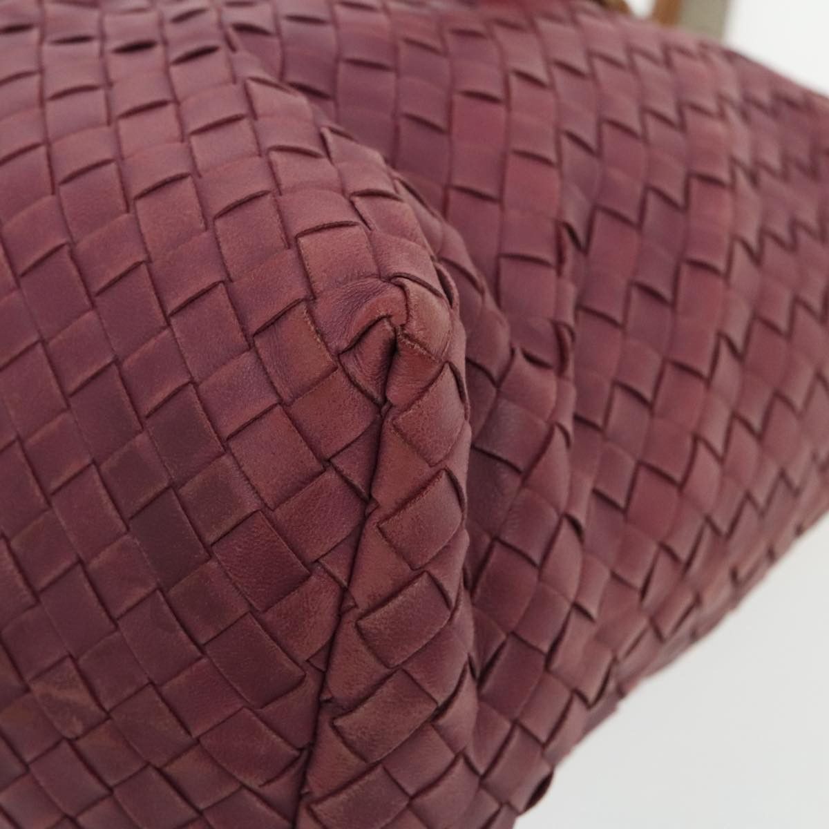 Bottega Veneta Intrecciato Purple Leather Tote Bag (Pre-Owned) Size ONE SIZE - 10 Thumbnail