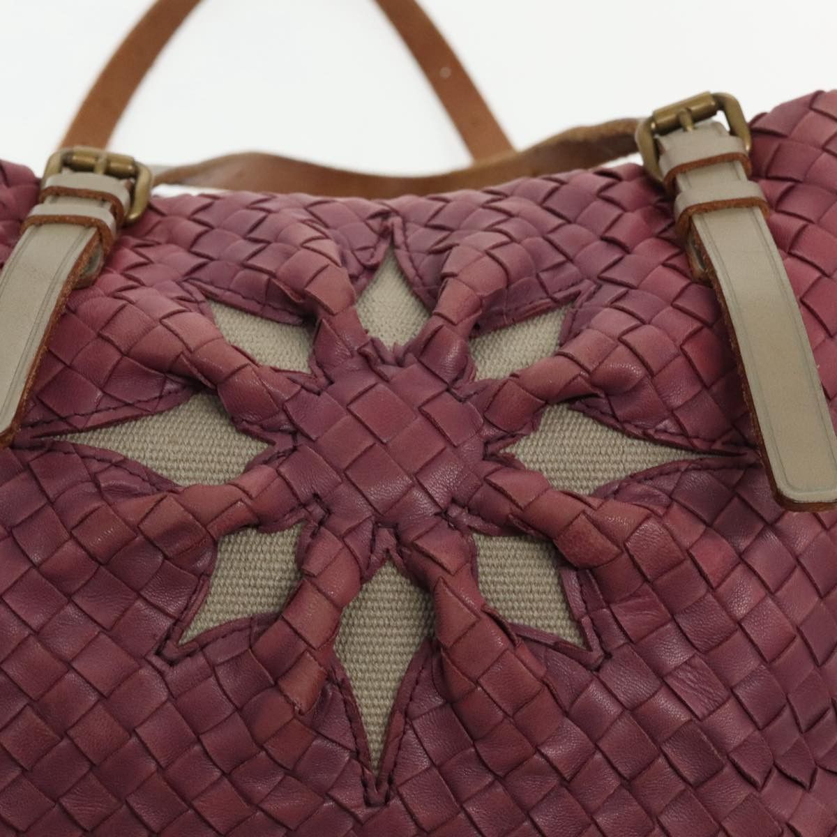 Bottega Veneta Intrecciato Purple Leather Tote Bag (Pre-Owned) Size ONE SIZE - 18 Thumbnail