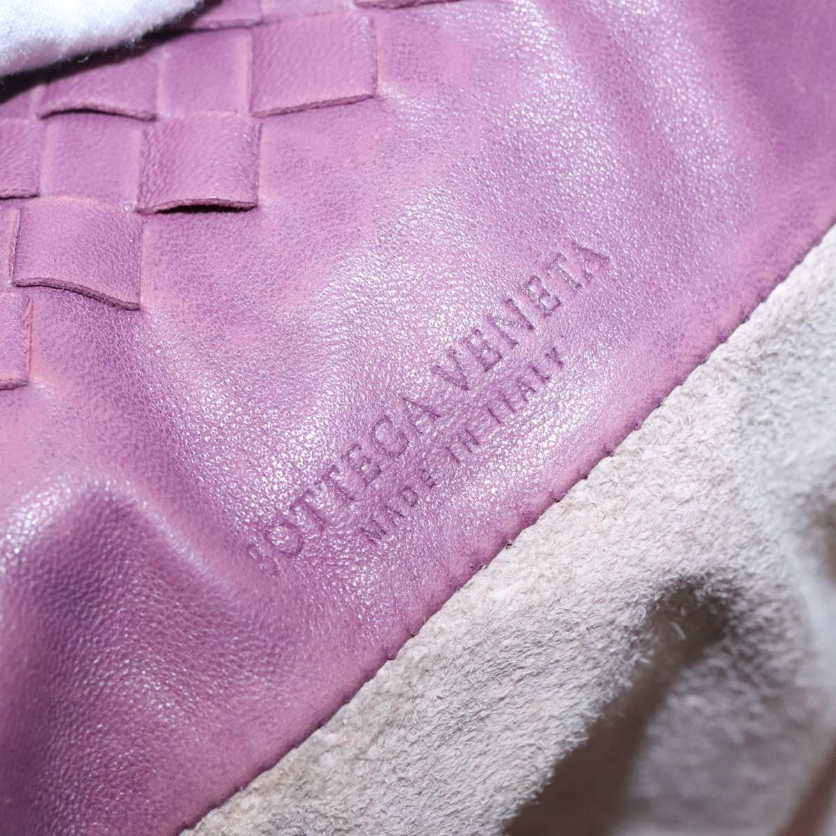 Bottega Veneta Intrecciato Purple Leather Tote Bag (Pre-Owned) Size ONE SIZE - 14 Thumbnail