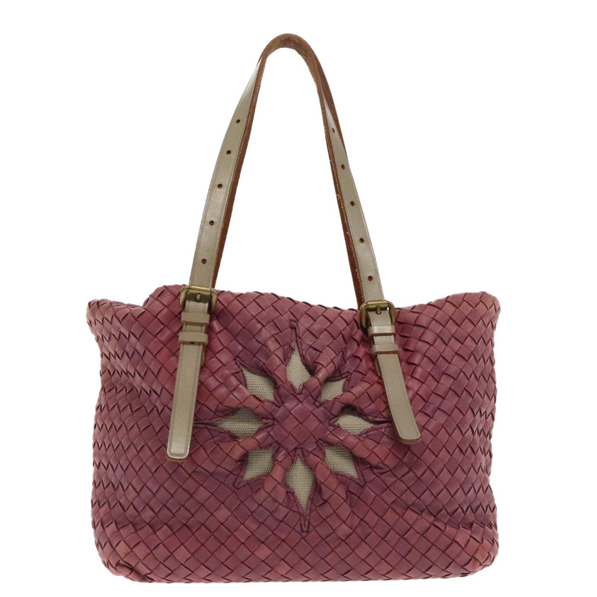 Bottega Veneta Intrecciato Purple Leather Tote Bag (Pre-Owned) Size ONE SIZE - 2 Thumbnail