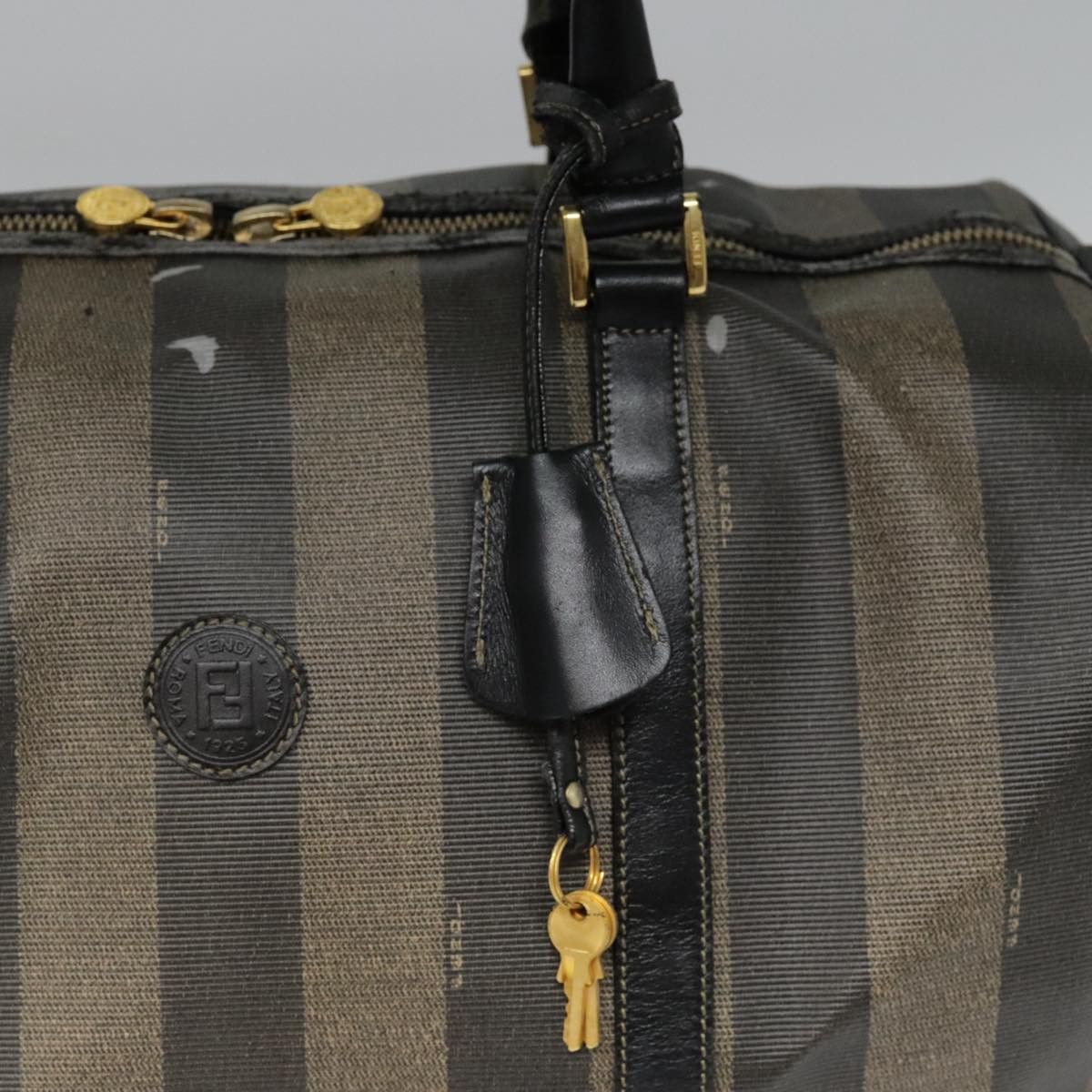 Fendi Pecan Brown Canvas Travel Bag (Pre-Owned) Size ONE SIZE - 19 Thumbnail
