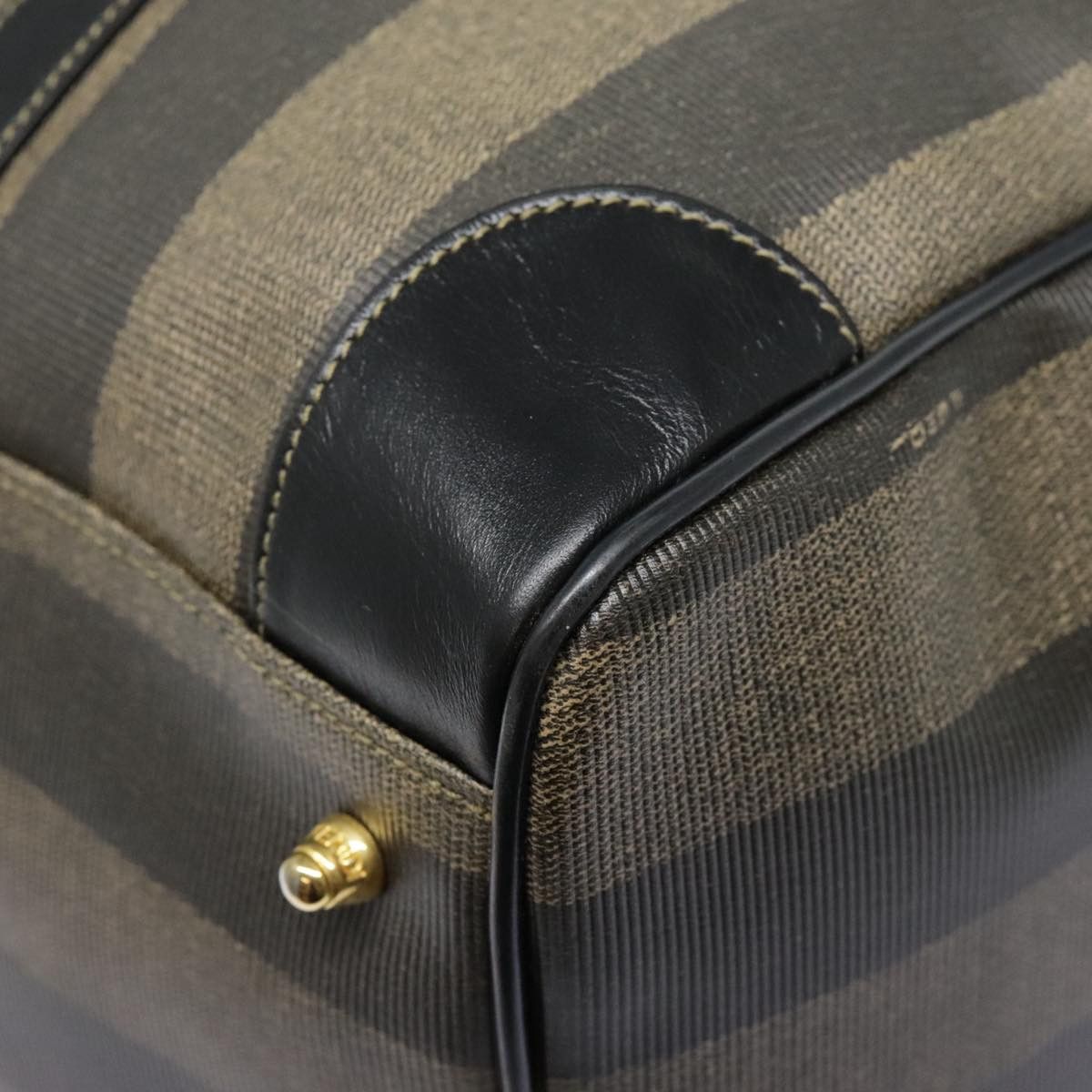 Fendi Pecan Brown Canvas Travel Bag (Pre-Owned) Size ONE SIZE - 9 Thumbnail