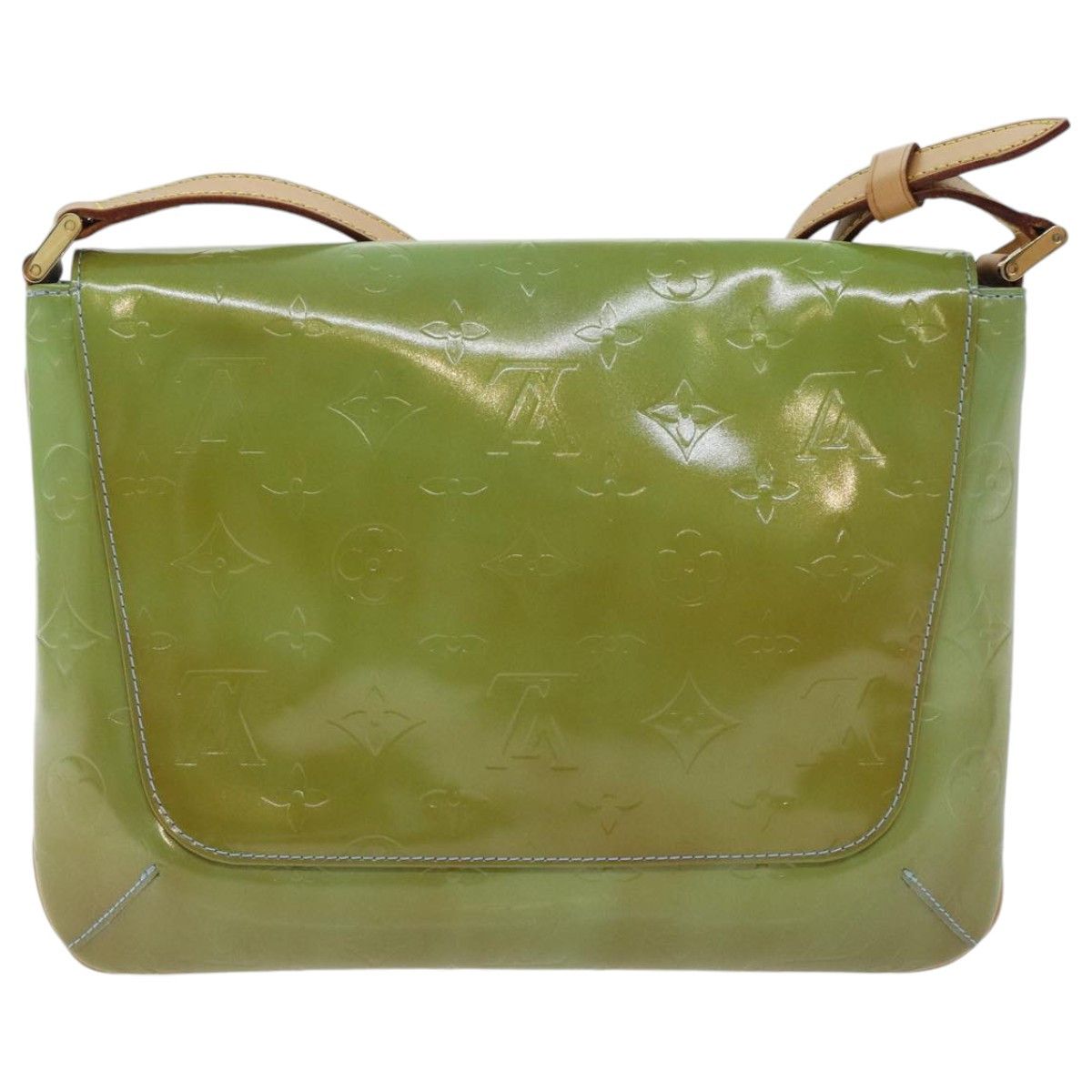 Louis Vuitton Thompson Street Green Patent Leather Shoulder Bag Size ONE SIZE - 2 Thumbnail