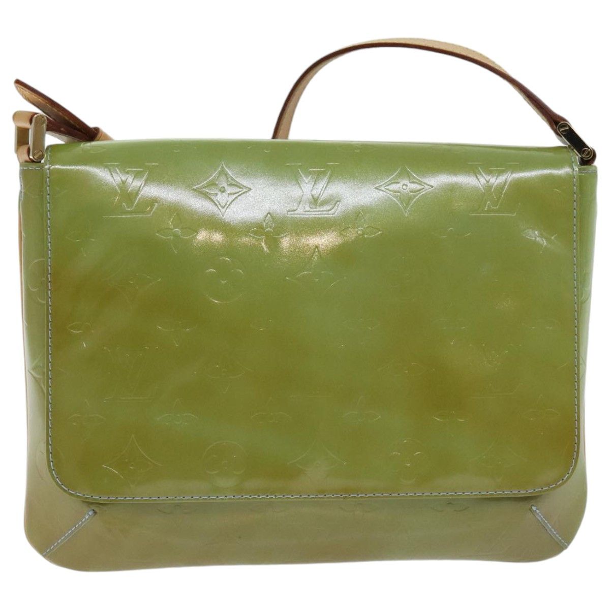 Louis Vuitton Thompson Street Green Patent Leather Shoulder Bag Size ONE SIZE - 12 Thumbnail